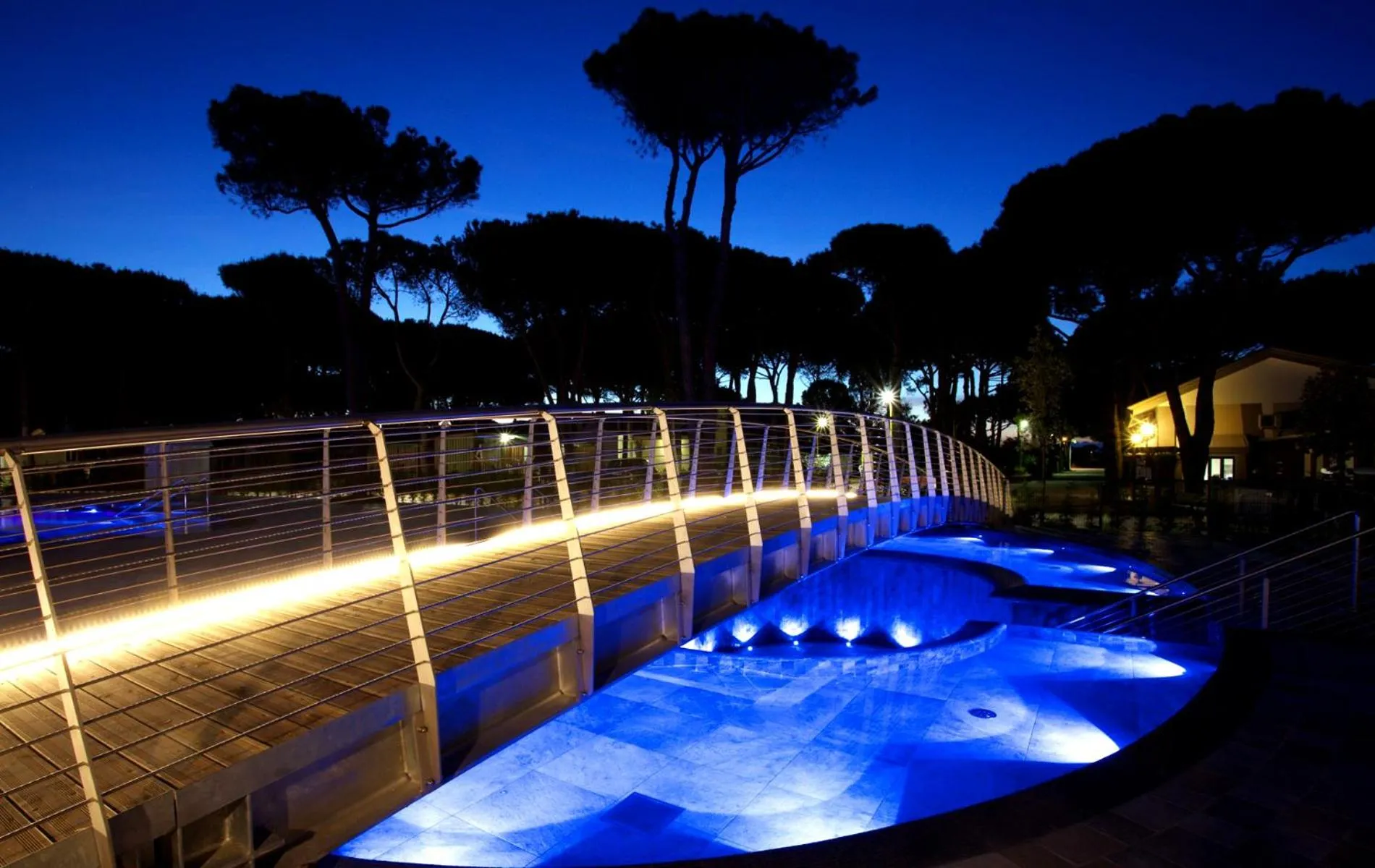 Pool view in Camping Village Cavallino