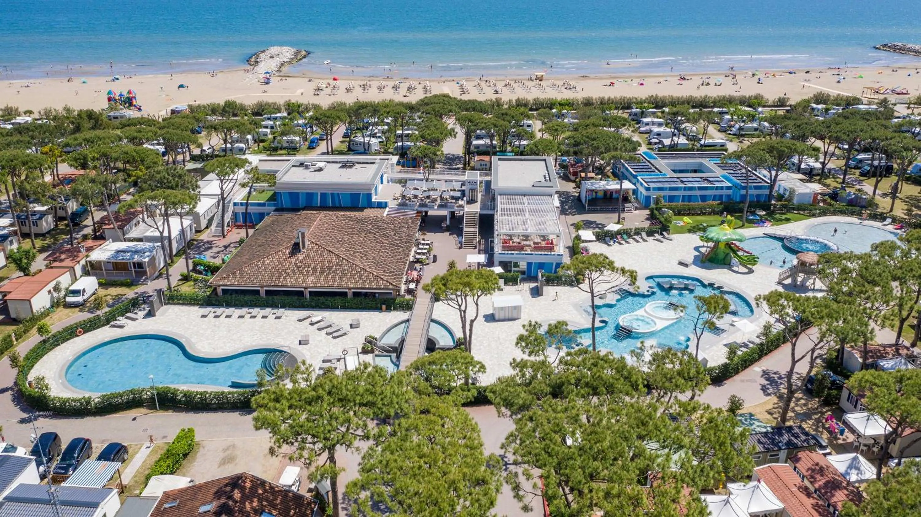 Bird's eye view in Camping Village Cavallino