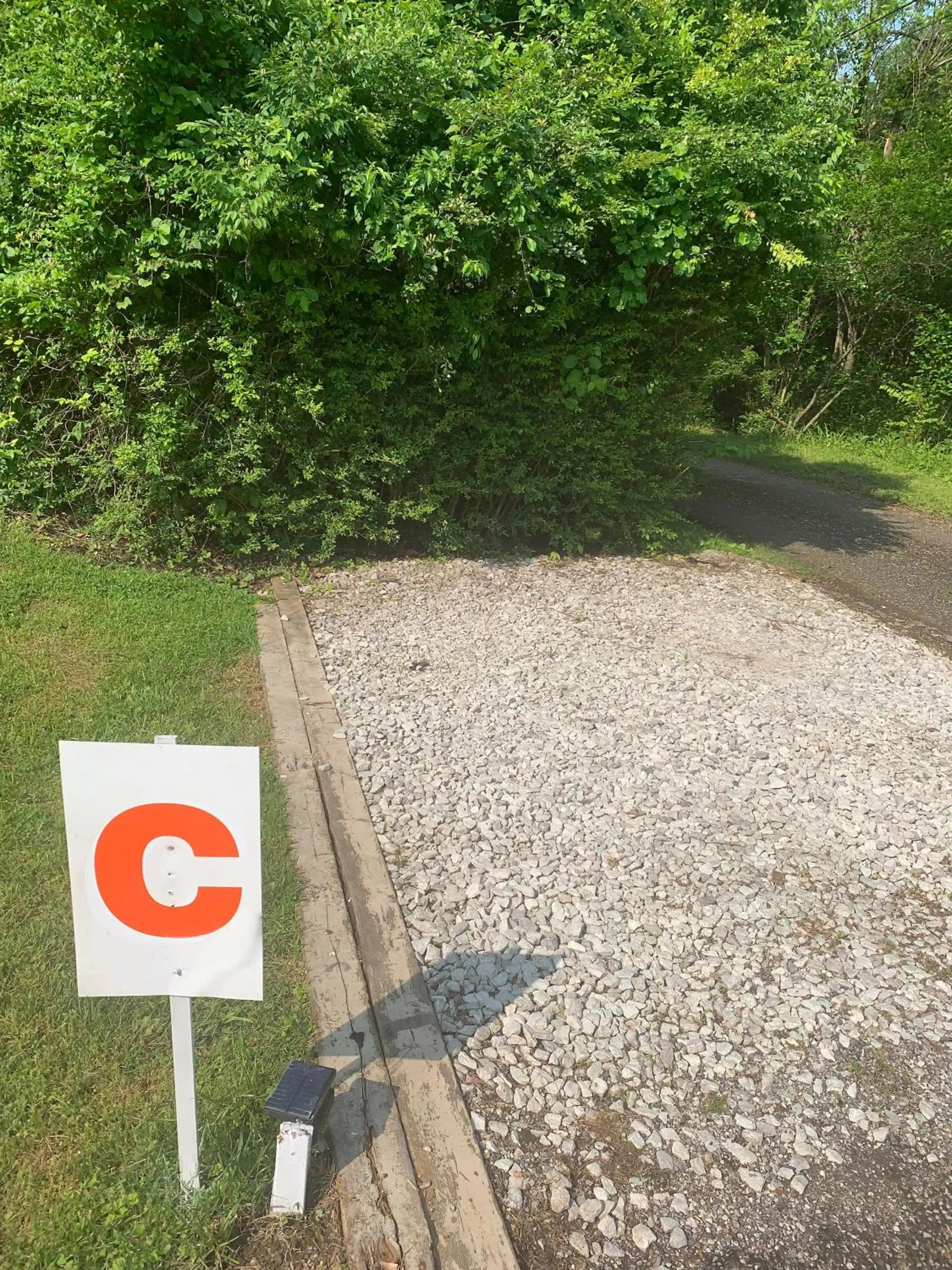 Parking in Log Cabin in the Field