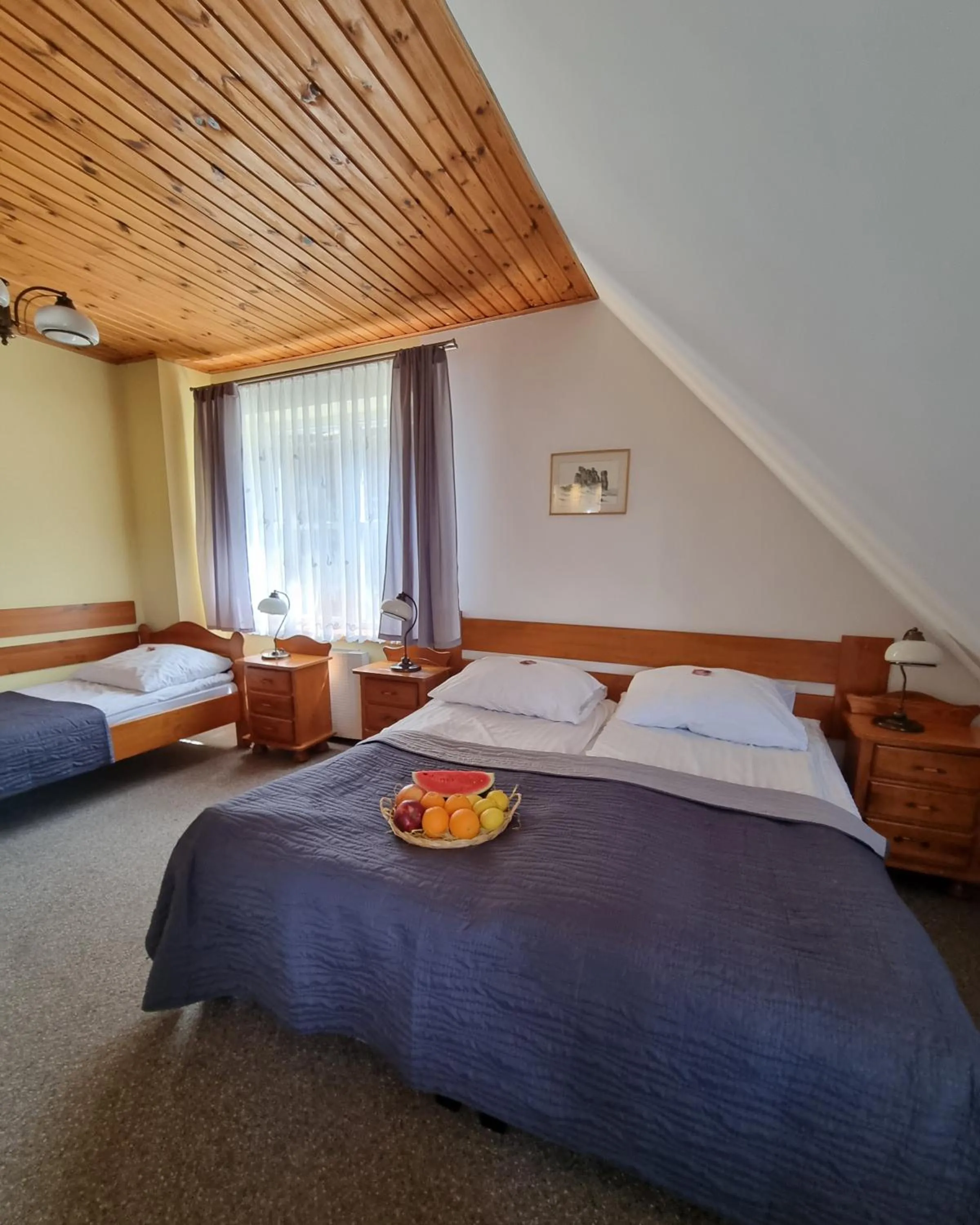 Bed in Hotel Karkonosze