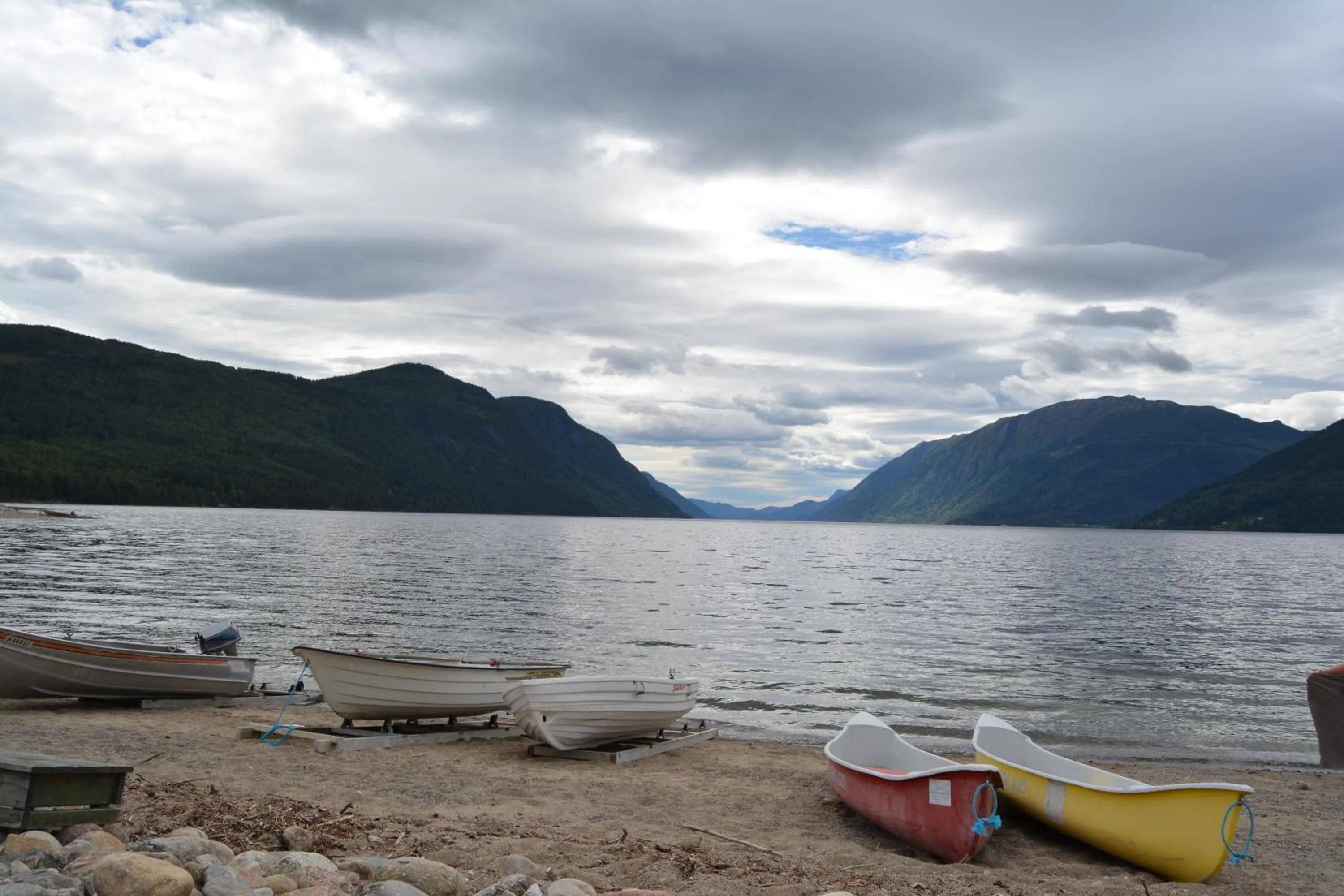 Beach in Sandviken Camping