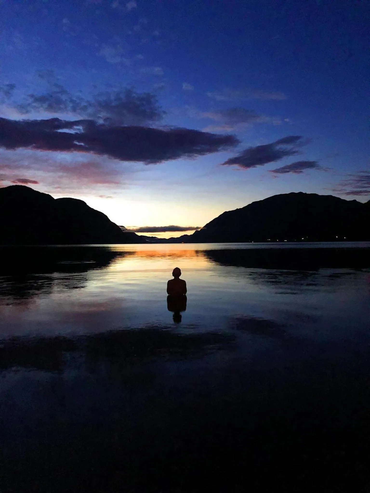 Lake view in Sandviken Camping