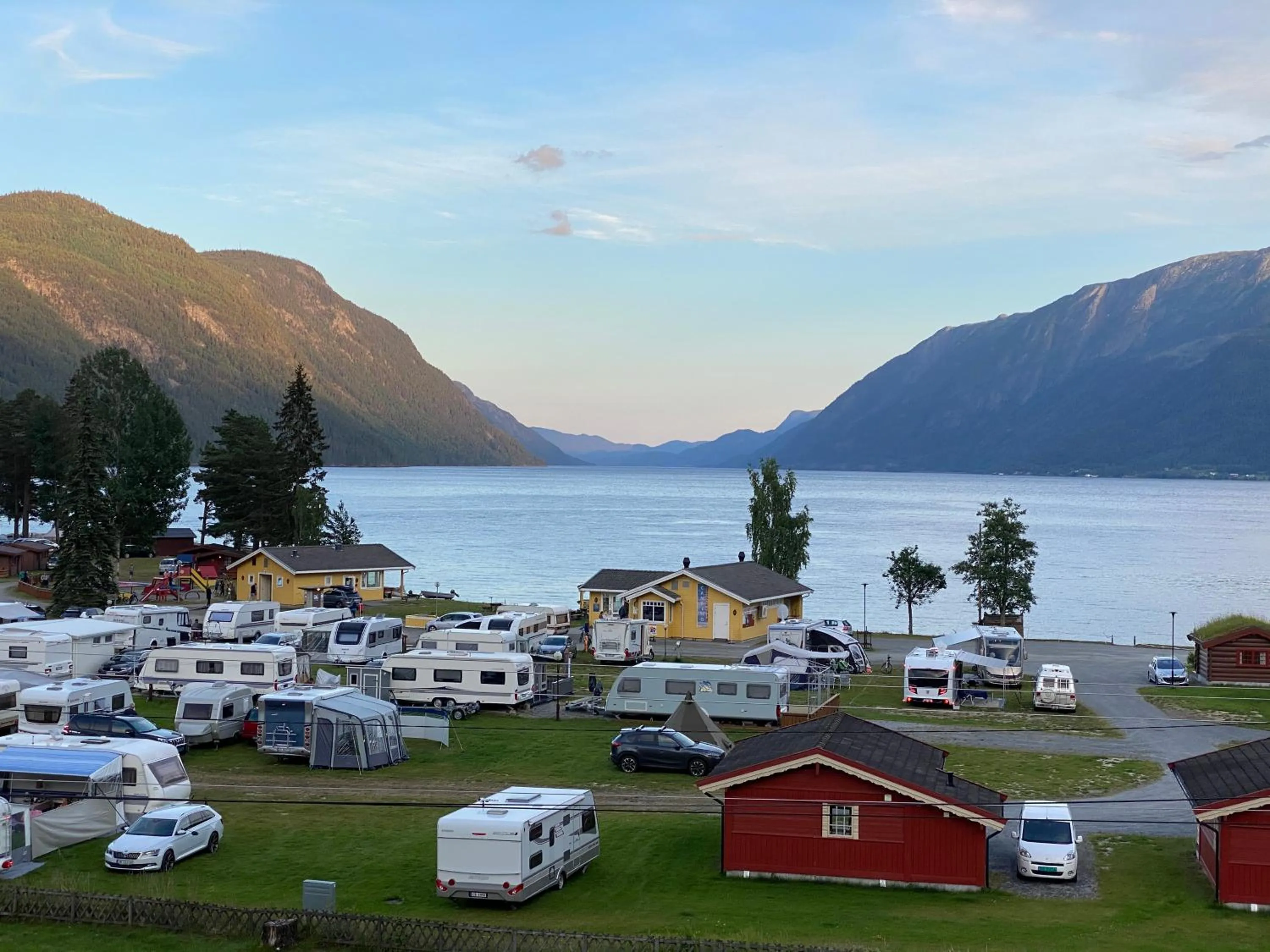Property building in Sandviken Camping