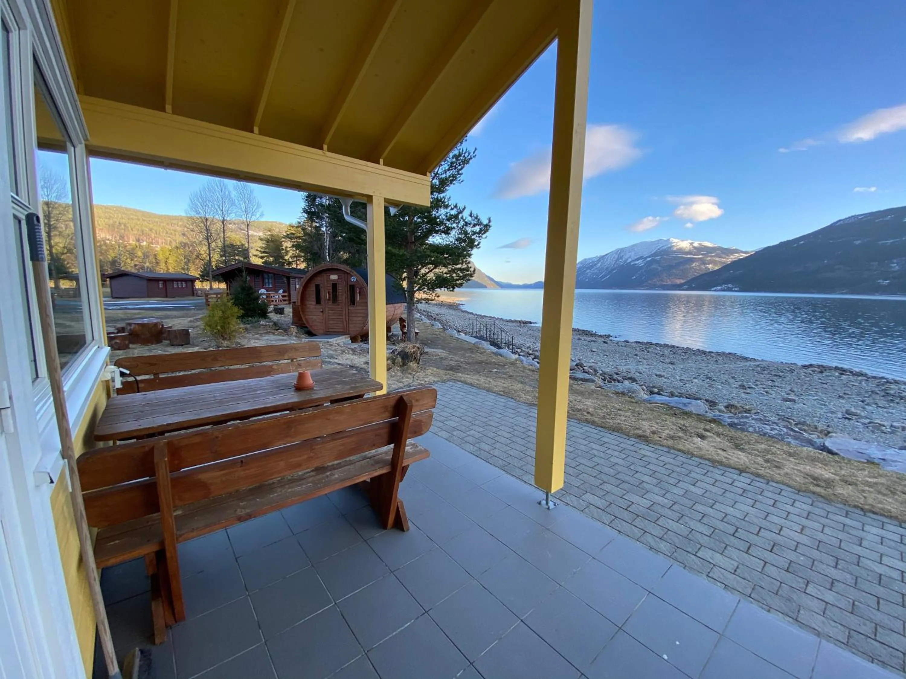 Patio in Sandviken Camping