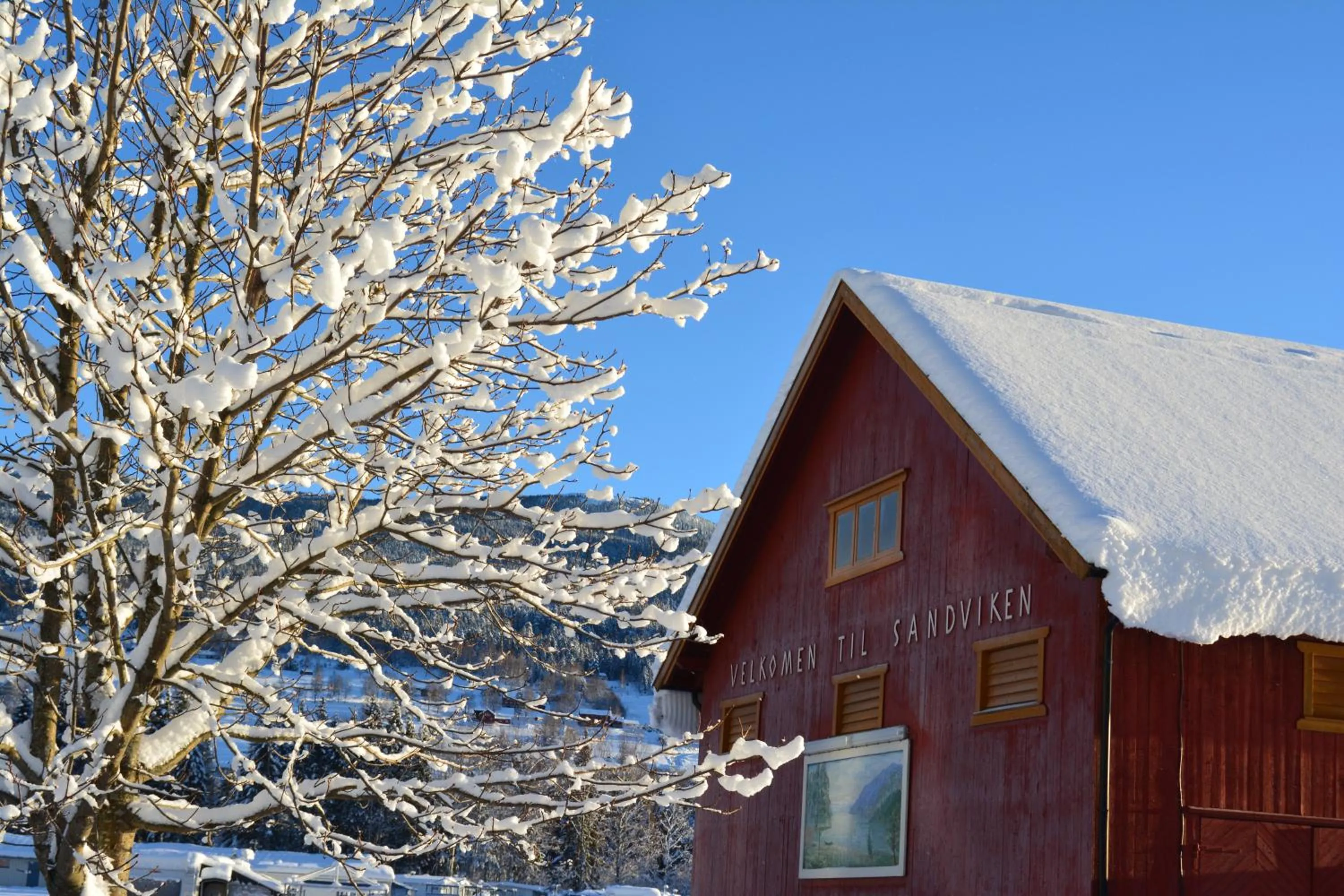 Property logo or sign in Sandviken Camping