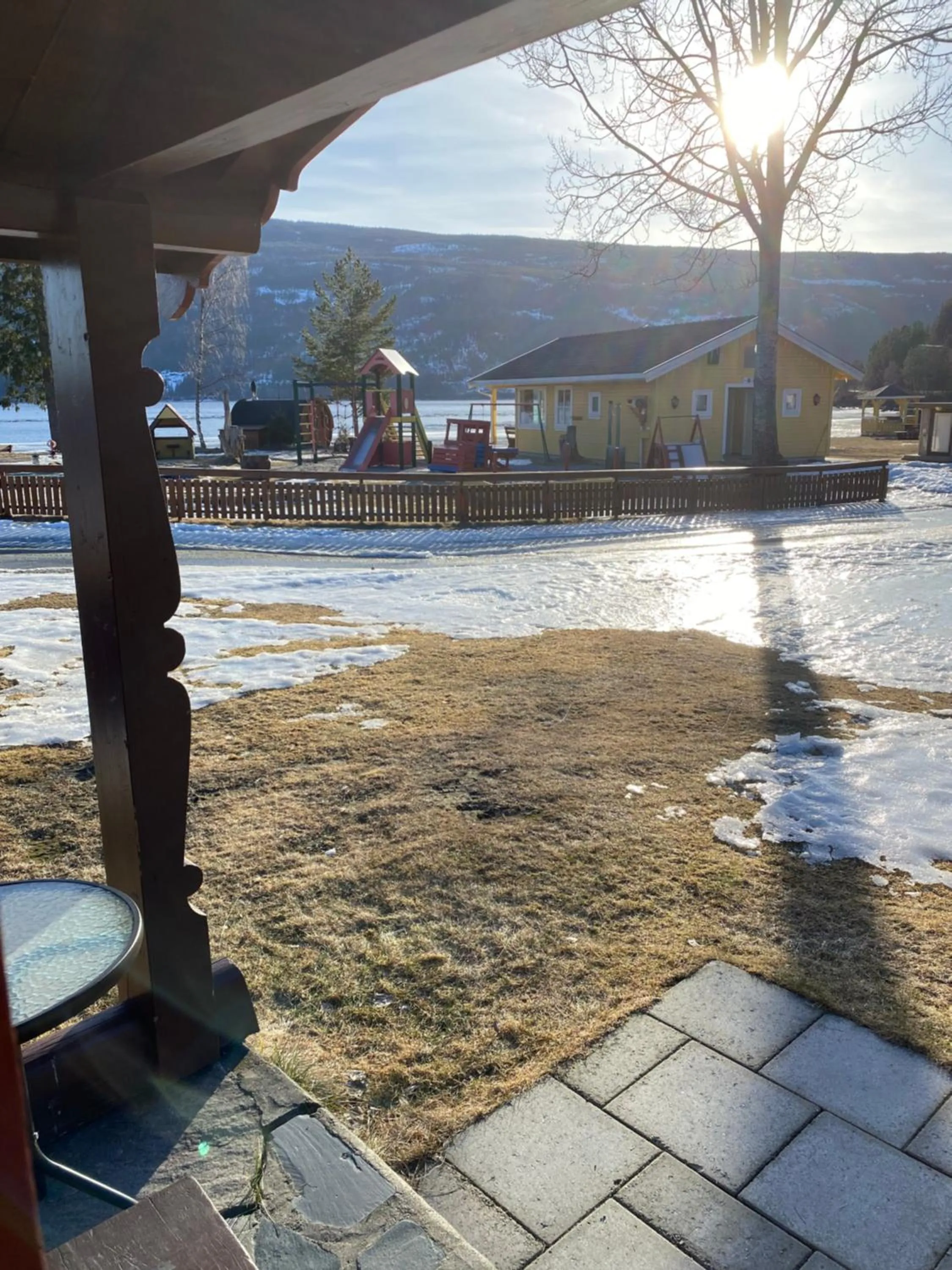 Garden view in Sandviken Camping