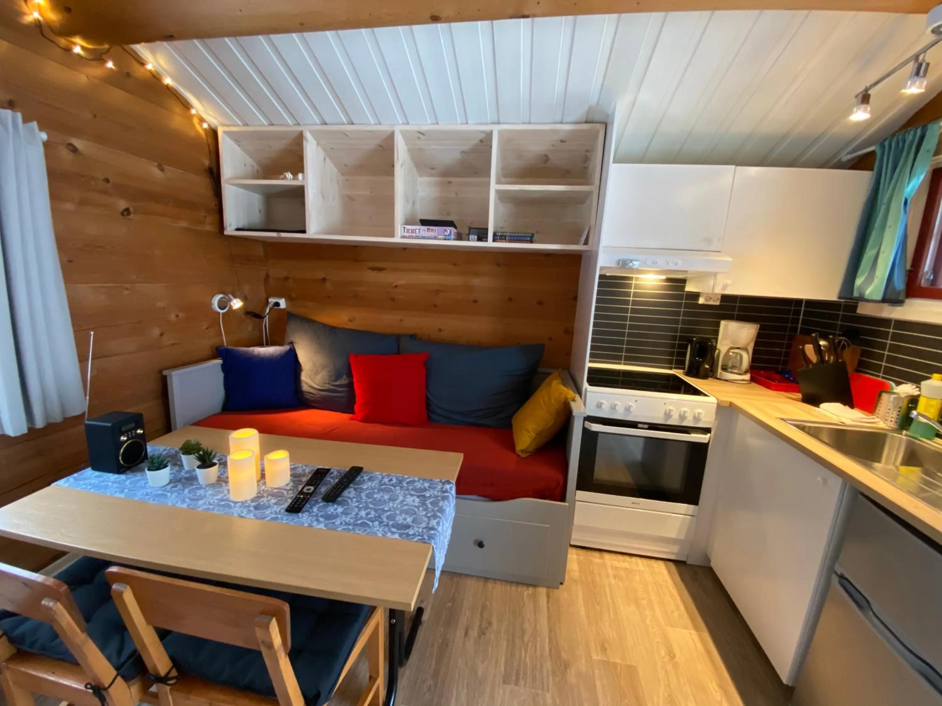Kitchen or kitchenette in Sandviken Camping