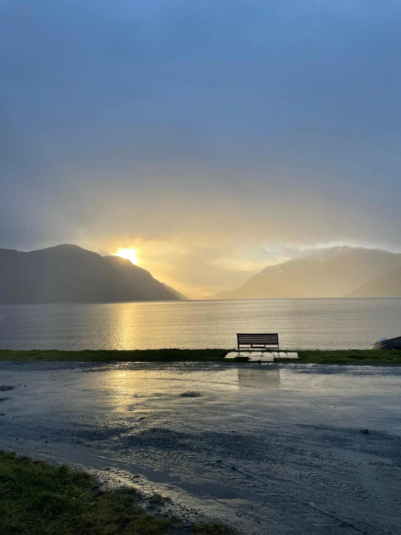 Natural landscape in Sandviken Camping