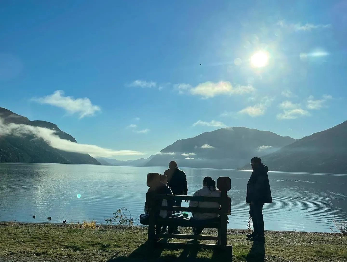 People in Sandviken Camping