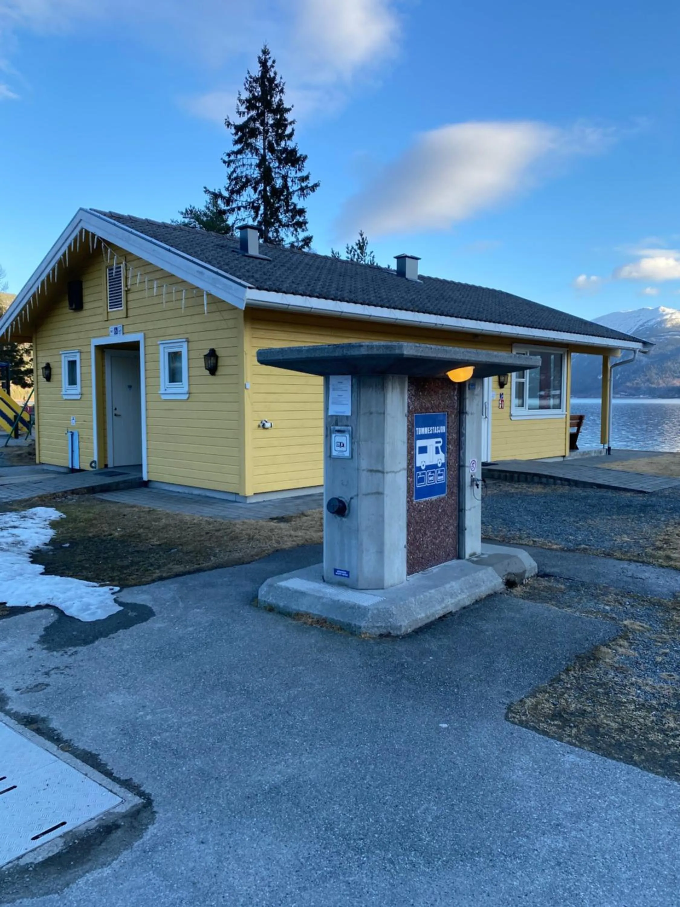 Area and facilities in Sandviken Camping