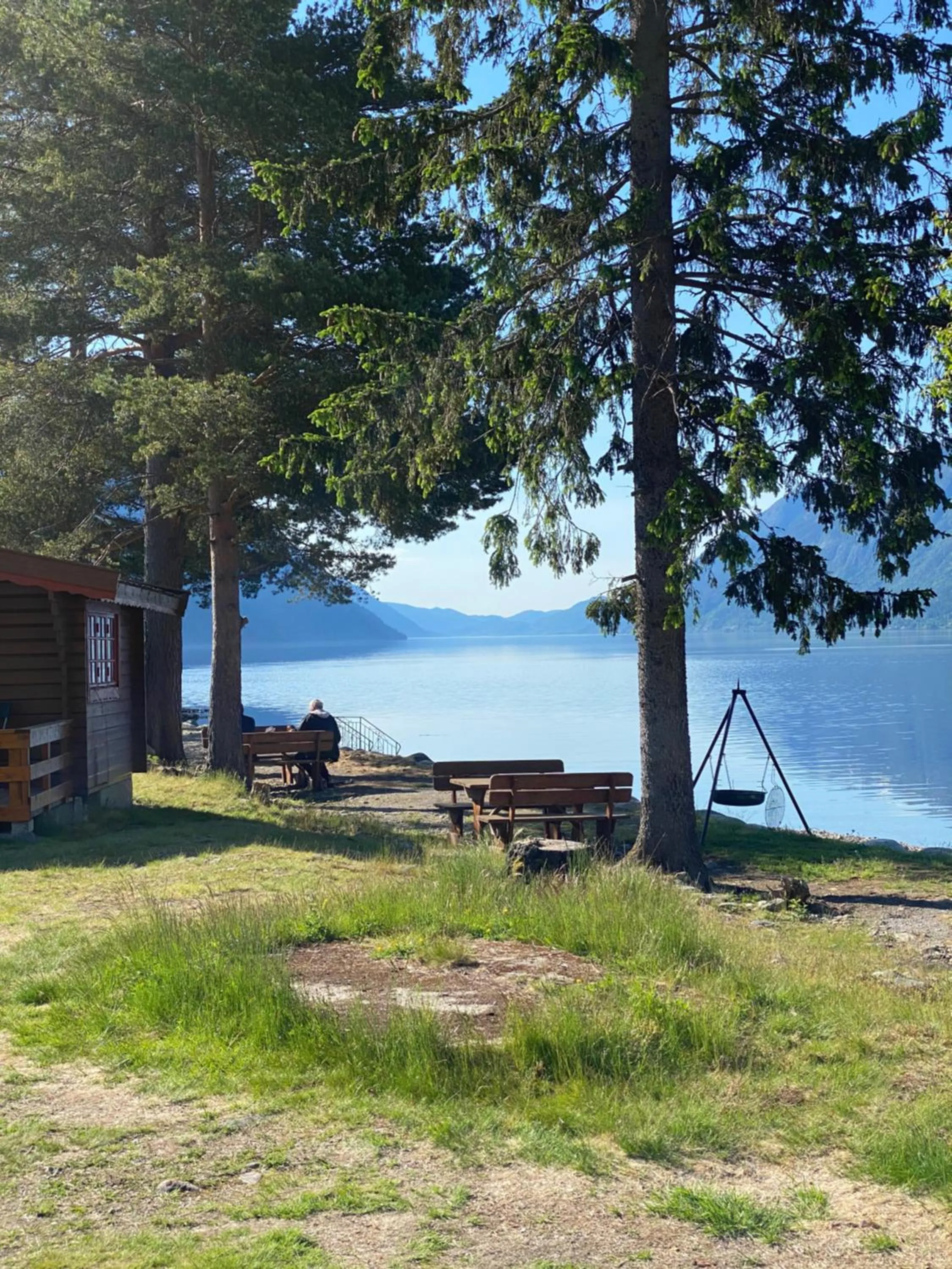 Natural landscape in Sandviken Camping