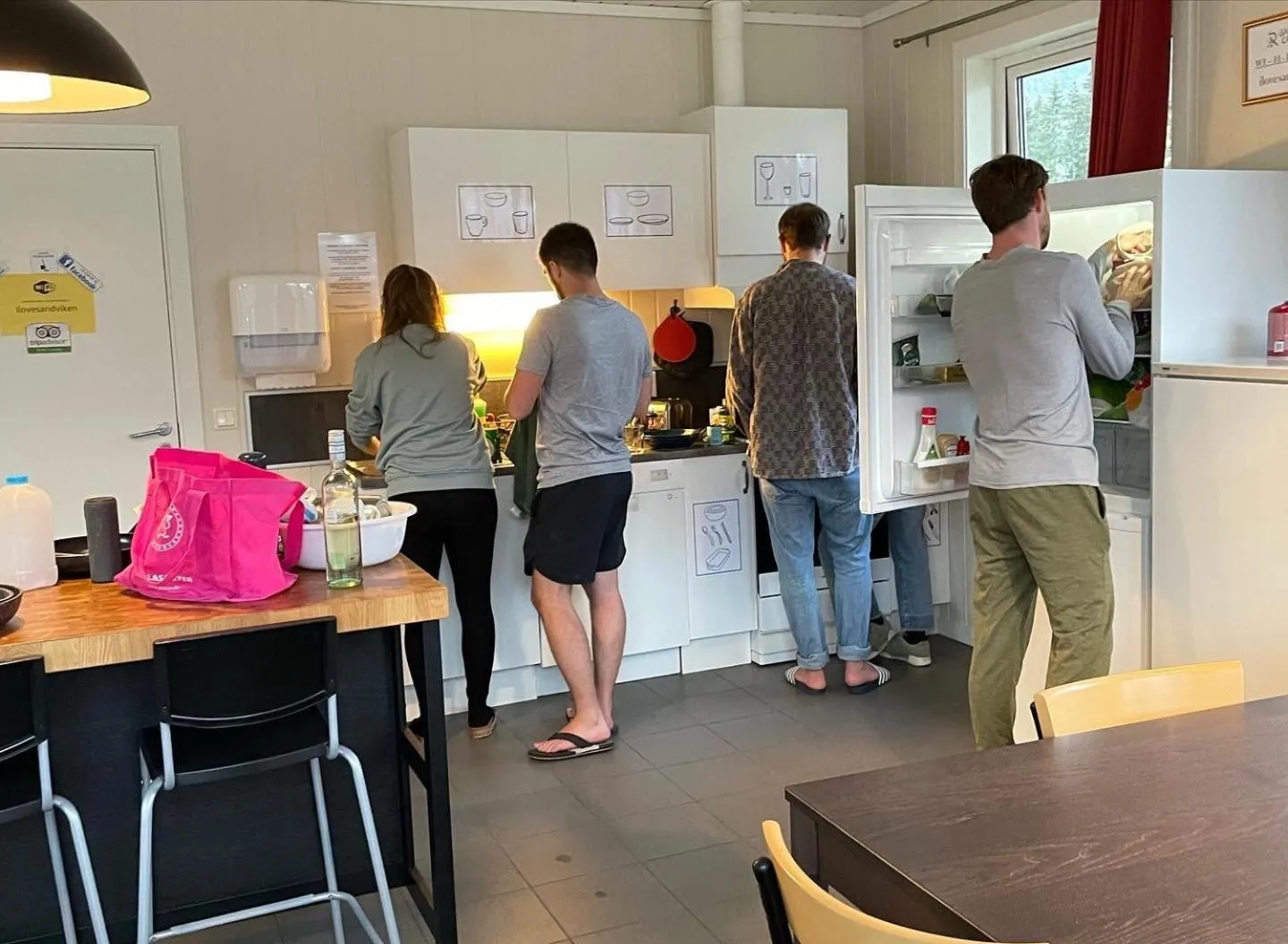 People in Sandviken Camping