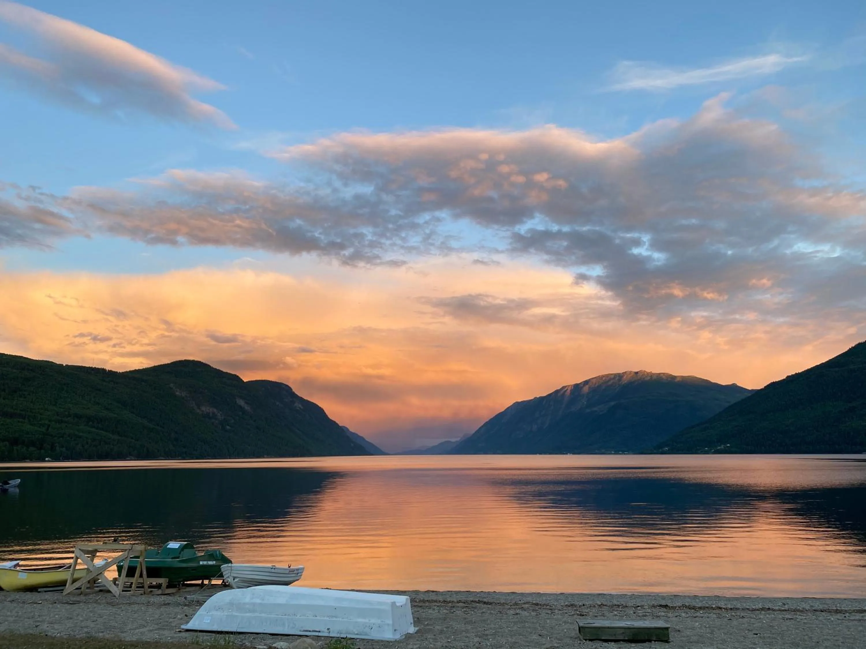 Natural landscape in Sandviken Camping