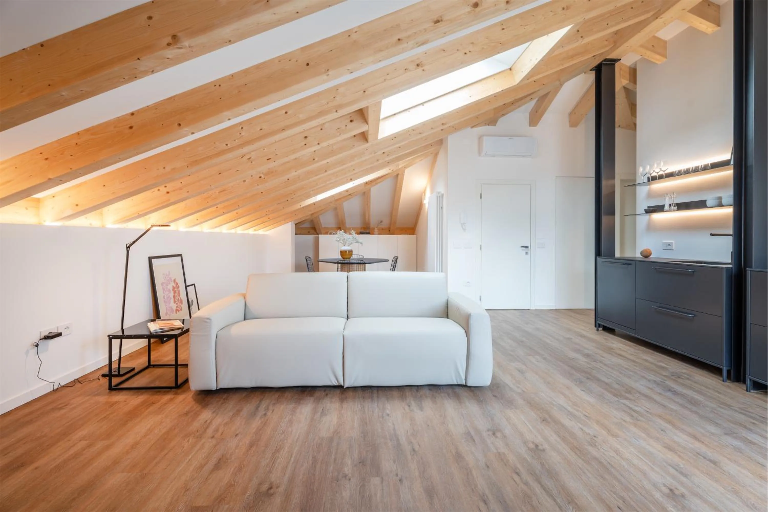 Living room, Bed in Casa Al Sole