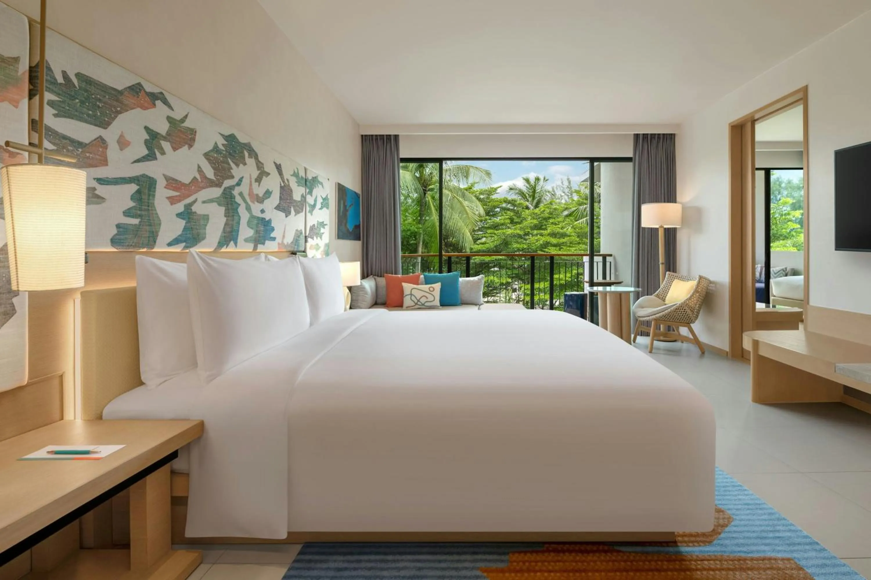 Bedroom, Bed in Le Meridien Phuket Mai Khao Beach Resort