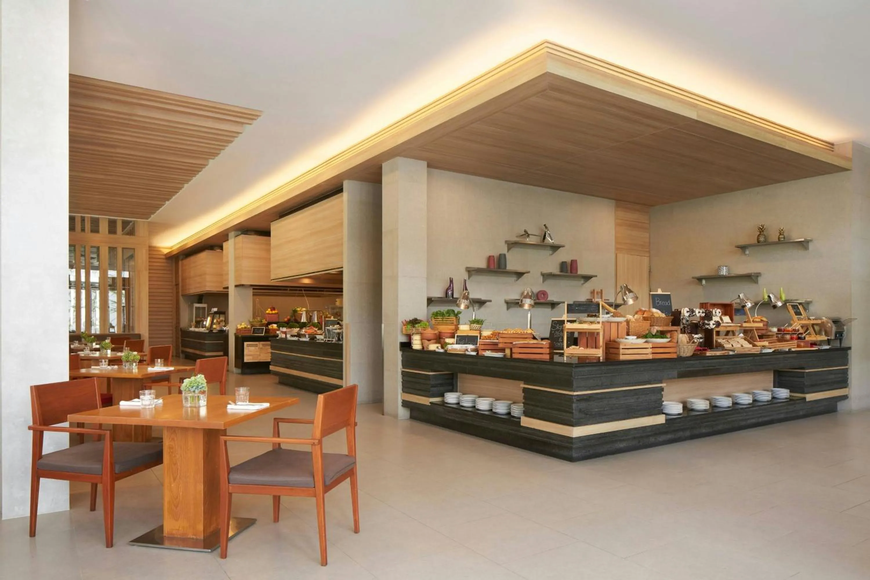 Breakfast in Le Meridien Phuket Mai Khao Beach Resort