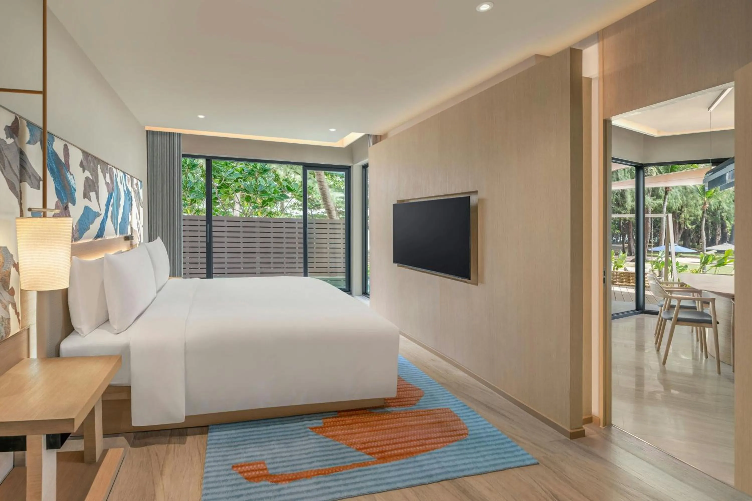 Bedroom, Bed in Le Meridien Phuket Mai Khao Beach Resort