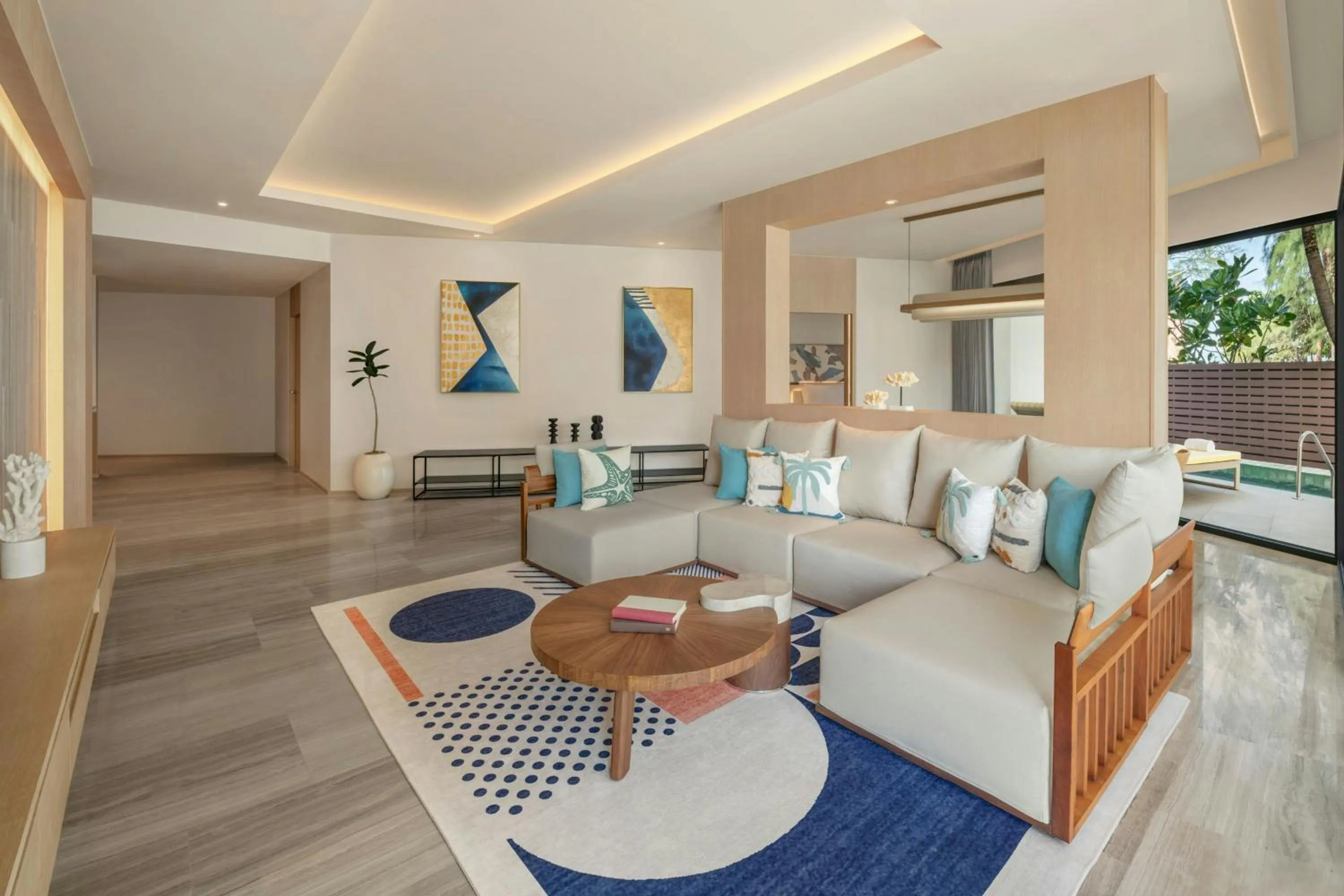 Living room in Le Meridien Phuket Mai Khao Beach Resort