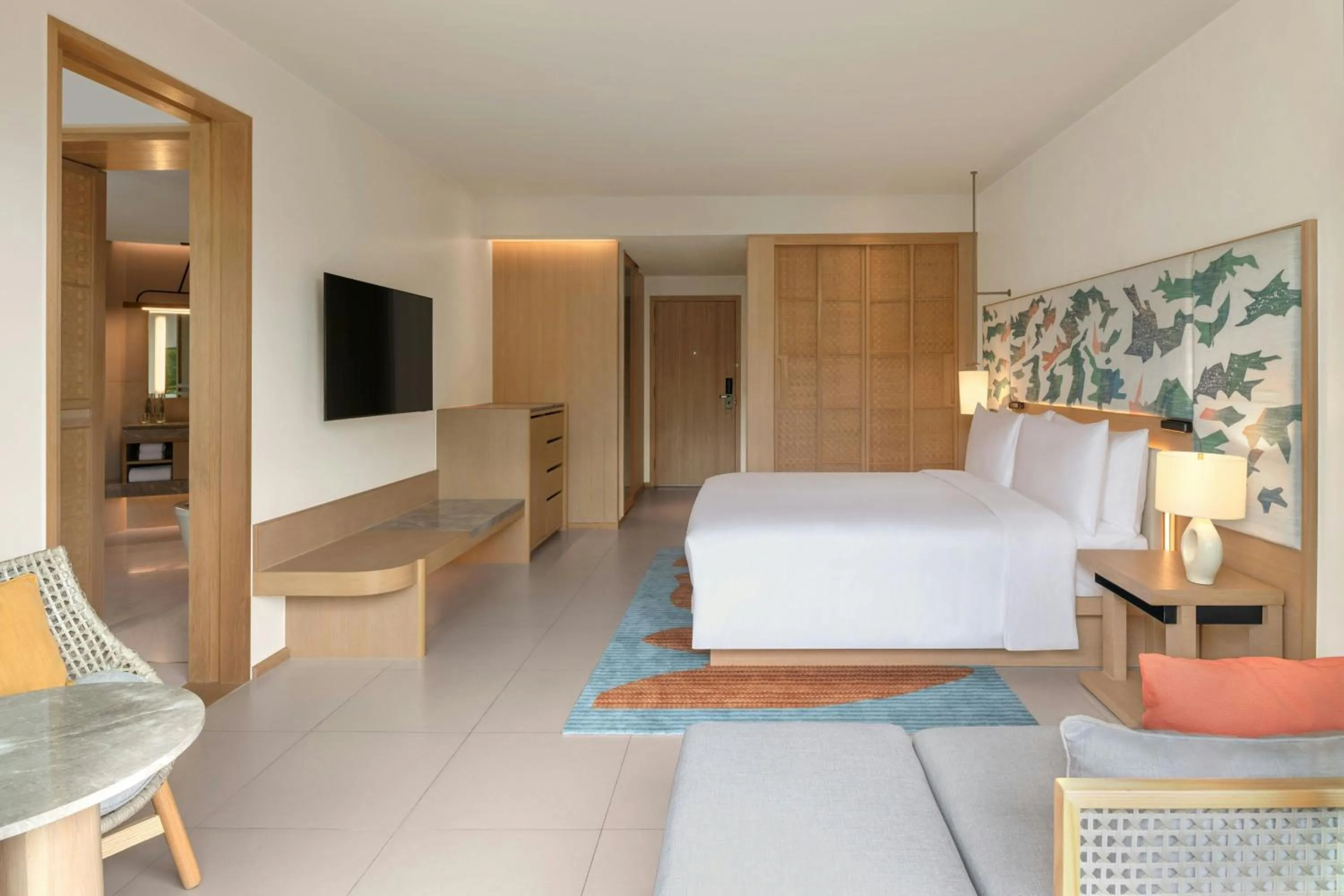 Bedroom, Bed in Le Meridien Phuket Mai Khao Beach Resort