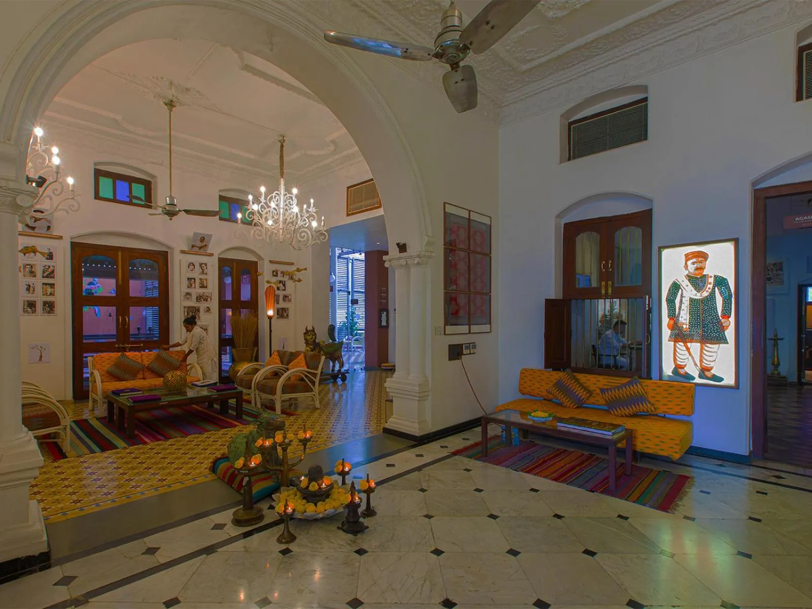 Lobby or reception in The House of MG-A Heritage Hotel, Ahmedabad