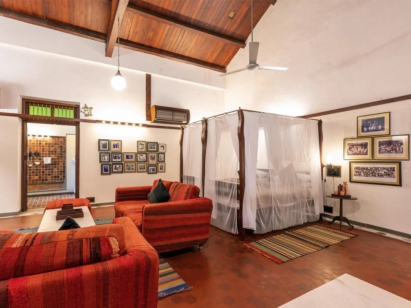 Bed in The House of MG-A Heritage Hotel, Ahmedabad