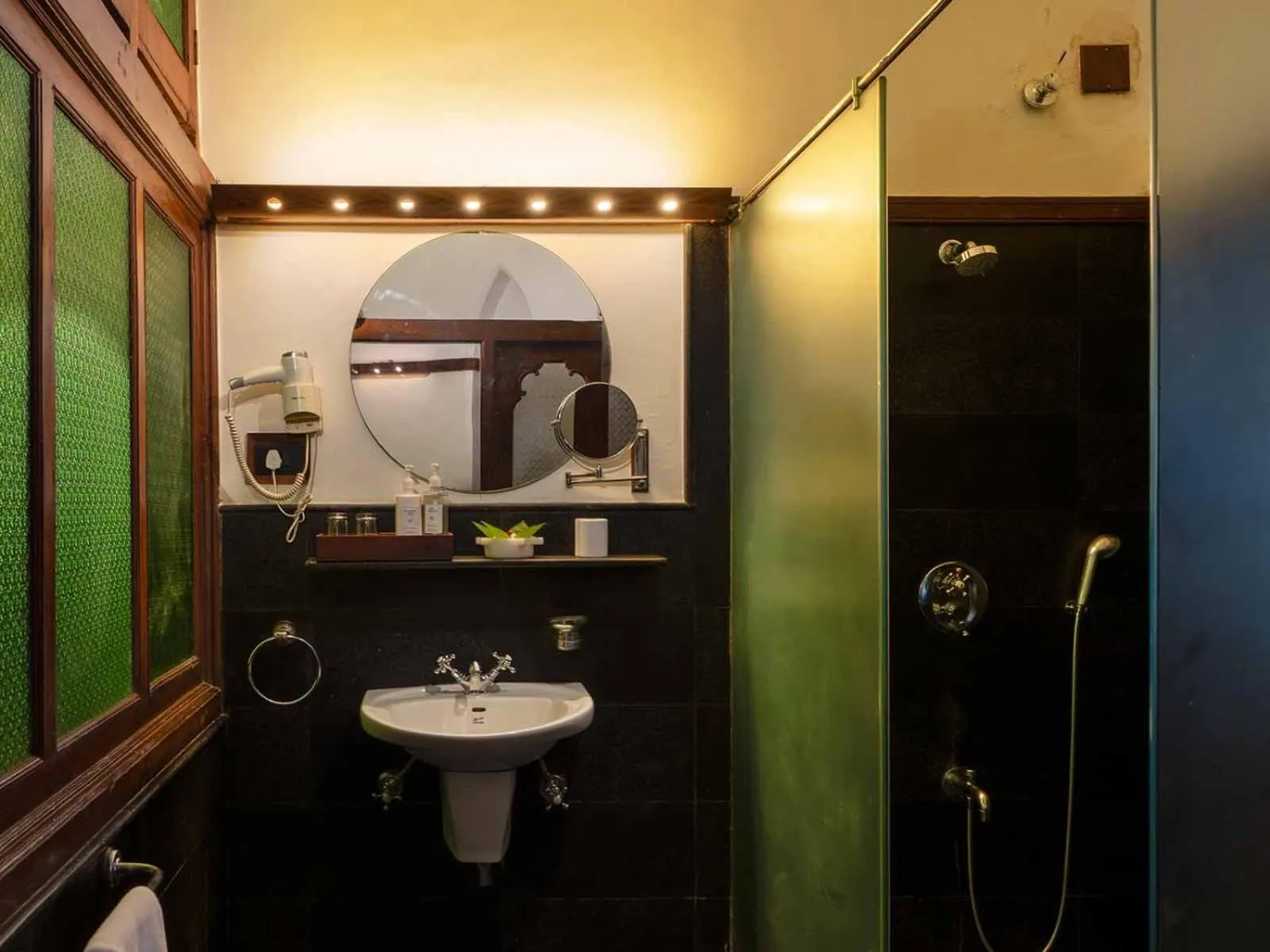 Bathroom in The House of MG-A Heritage Hotel, Ahmedabad