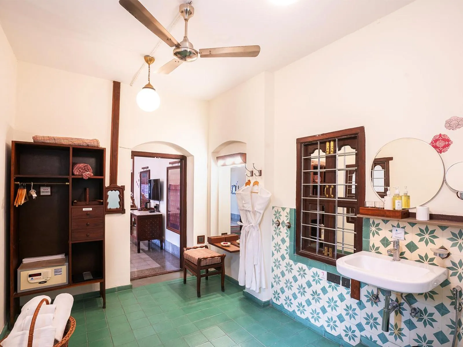 Bathroom in The House of MG-A Heritage Hotel, Ahmedabad