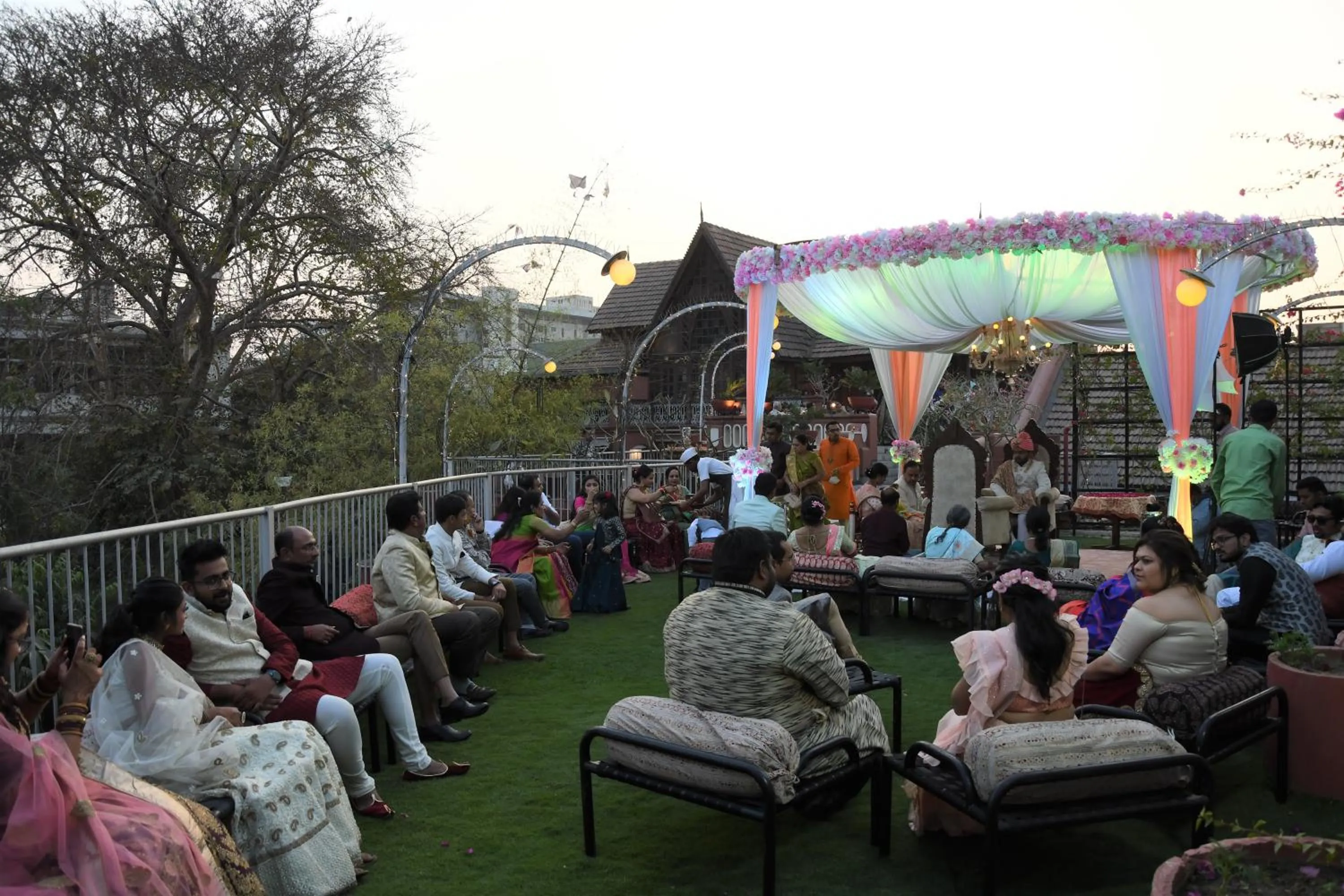 People in The House of MG-A Heritage Hotel, Ahmedabad