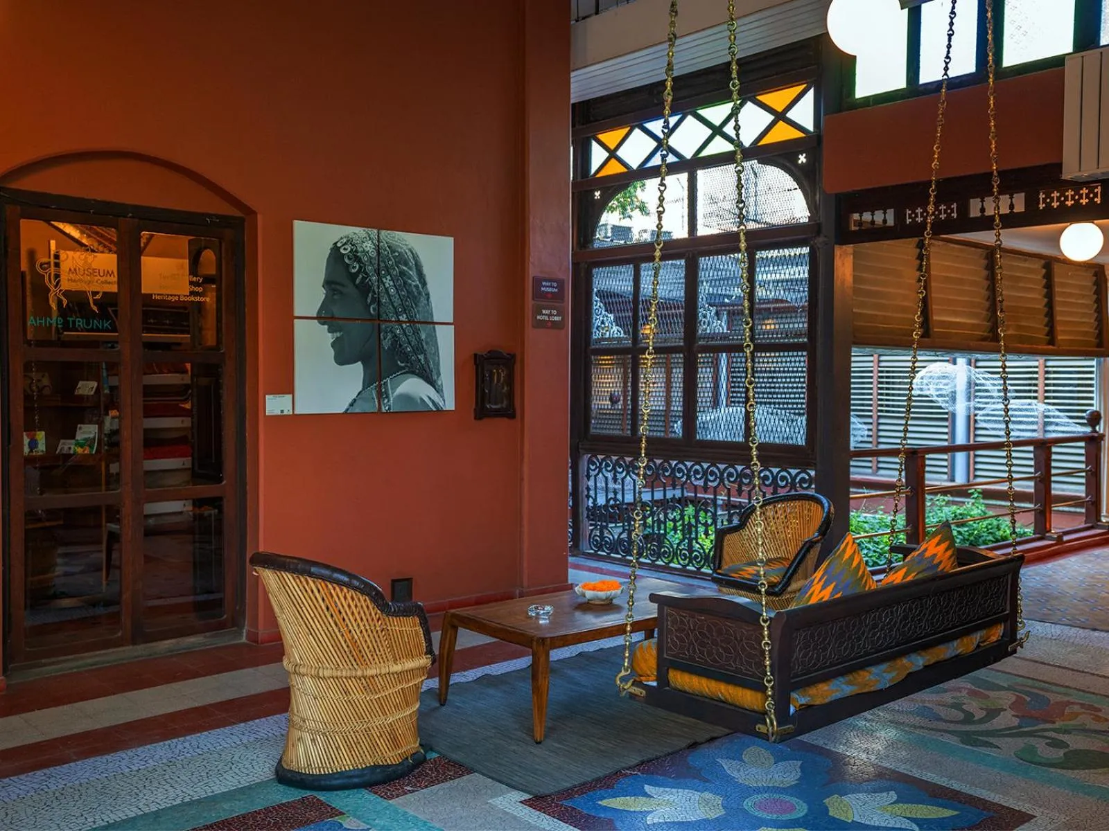 Garden view in The House of MG-A Heritage Hotel, Ahmedabad