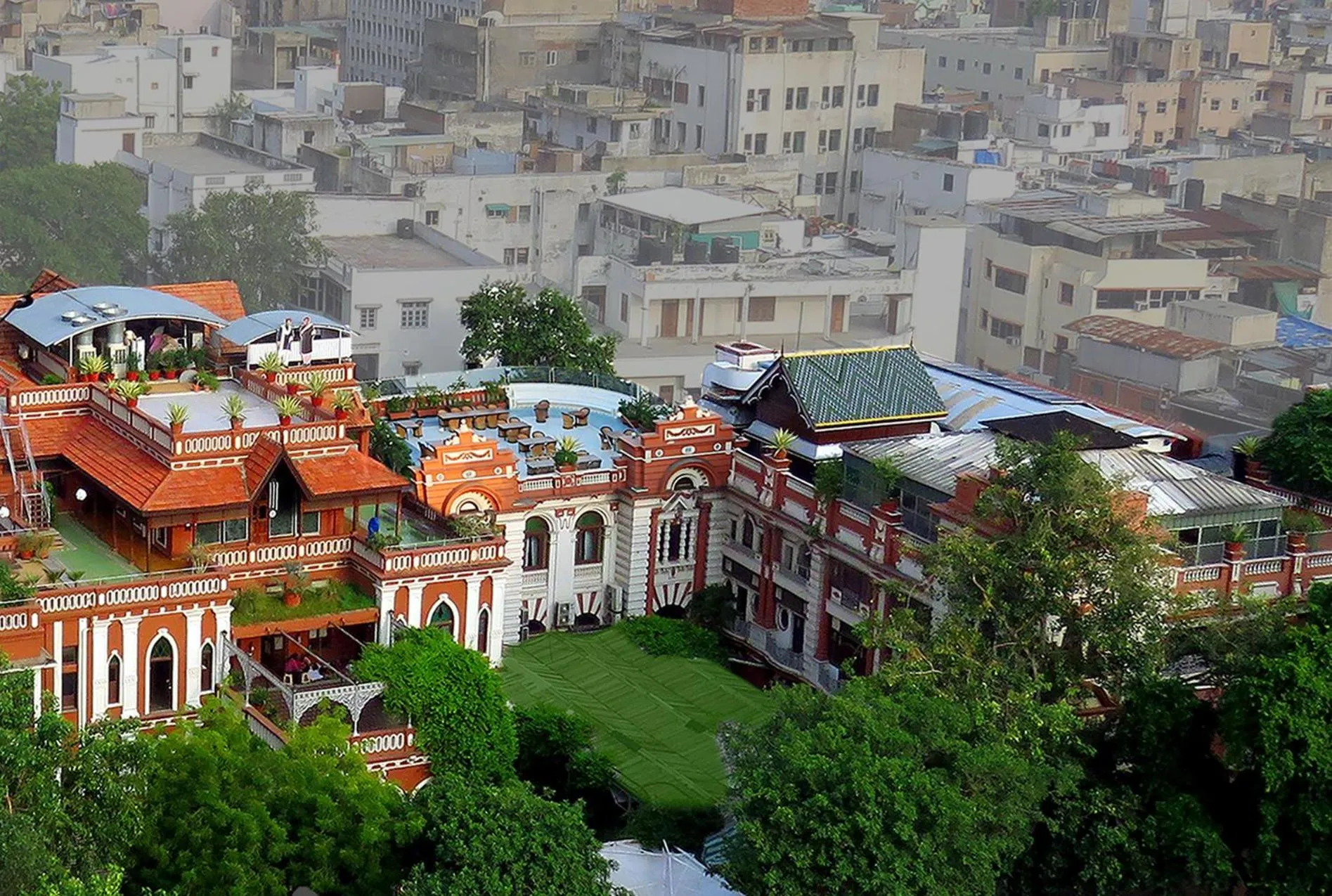 Facade/entrance in The House of MG-A Heritage Hotel, Ahmedabad