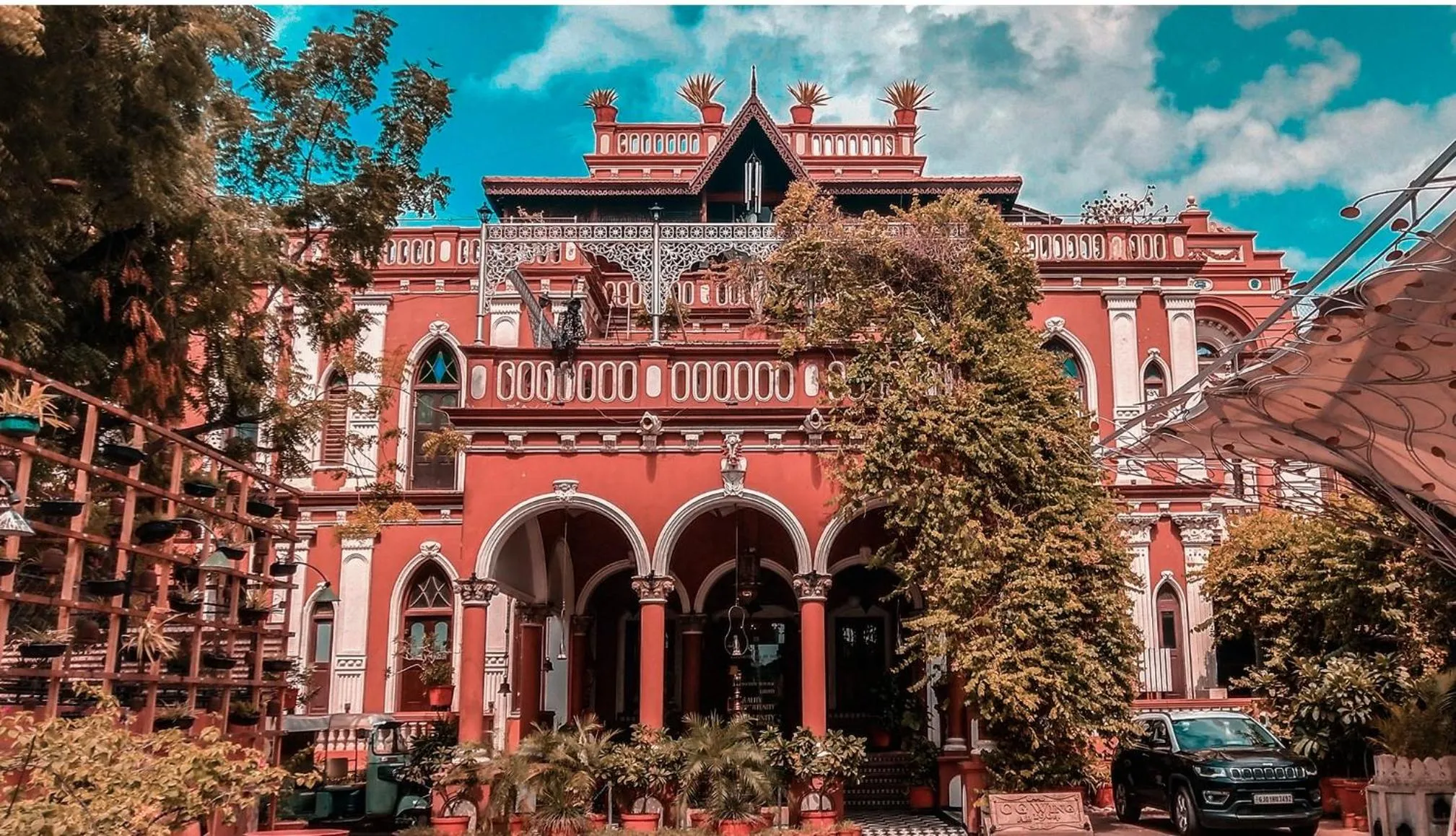 Facade/entrance in The House of MG-A Heritage Hotel, Ahmedabad