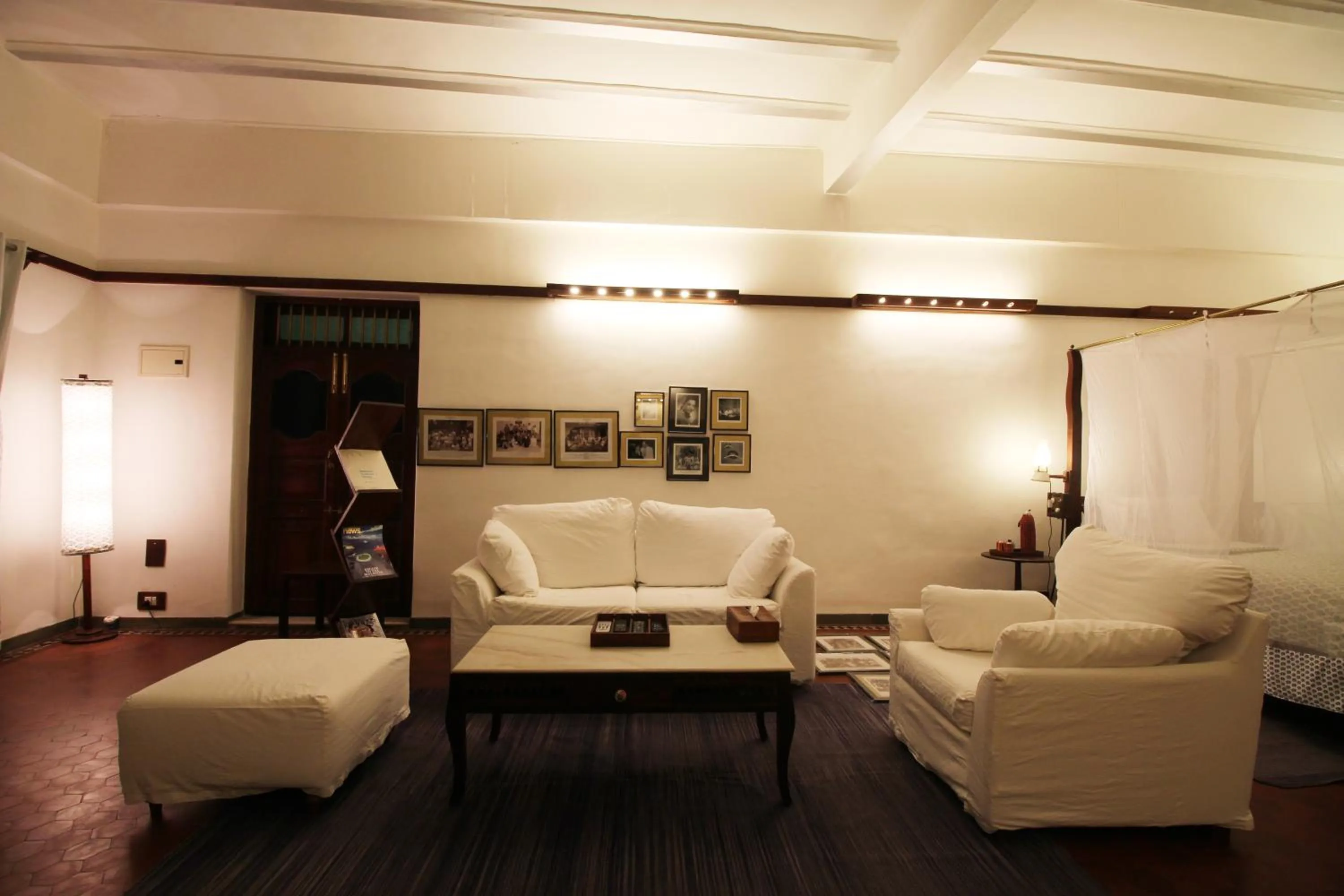 Living room in The House of MG-A Heritage Hotel, Ahmedabad