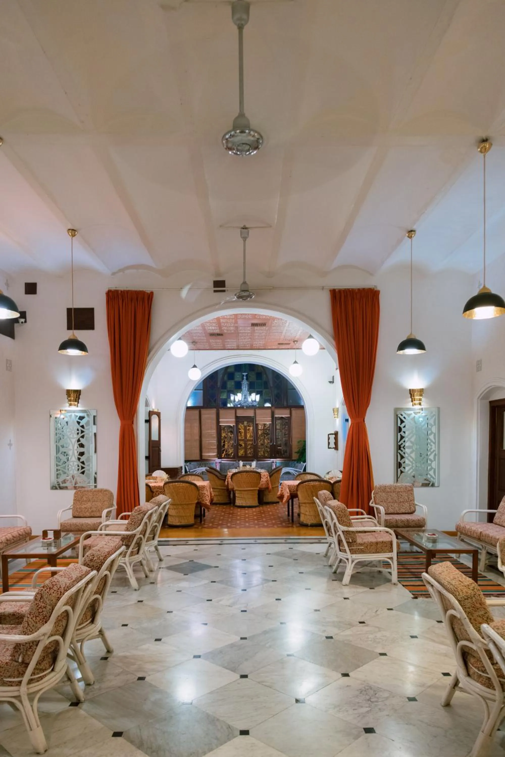 Dining area in The House of MG-A Heritage Hotel, Ahmedabad