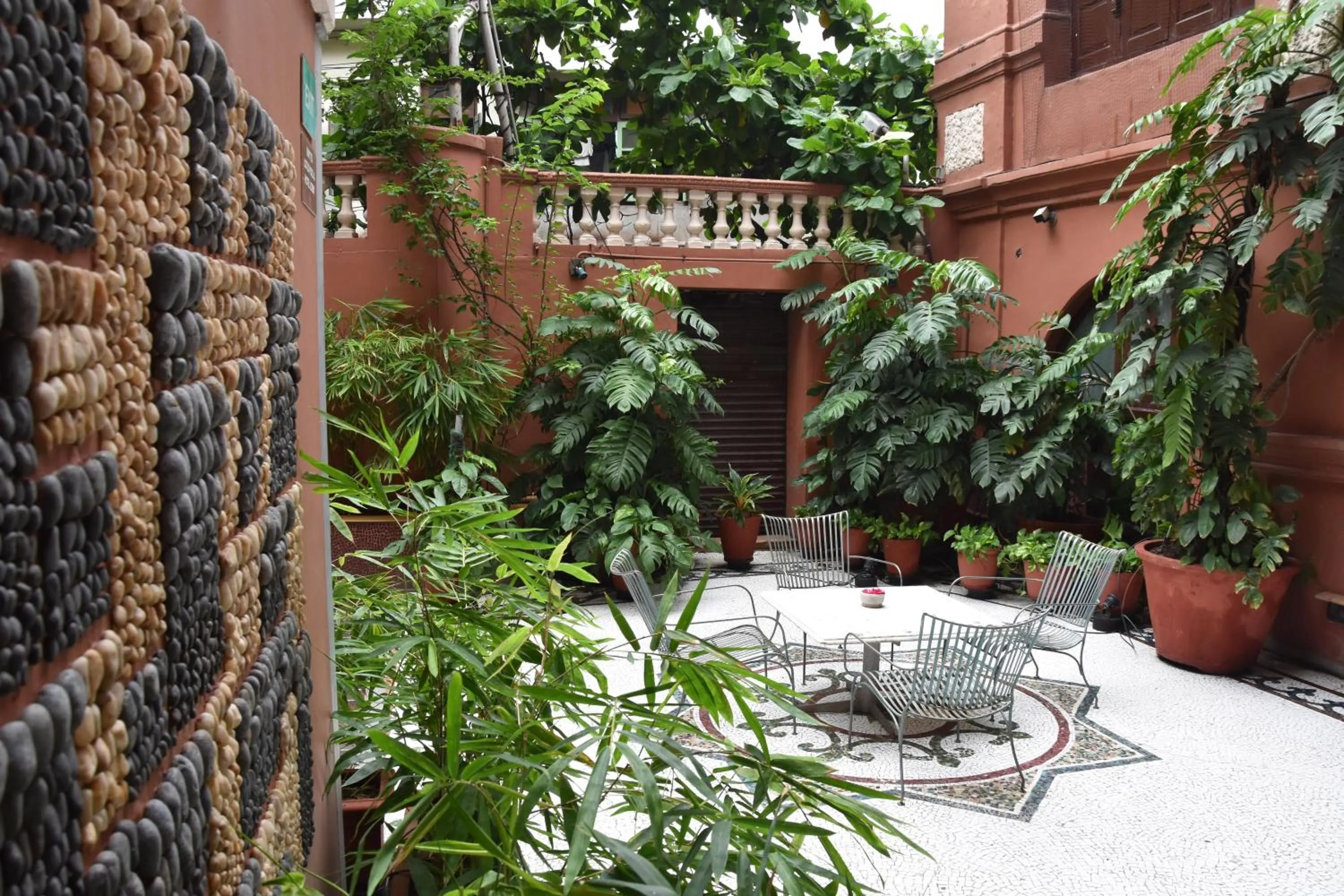 Inner courtyard view in The House of MG-A Heritage Hotel, Ahmedabad