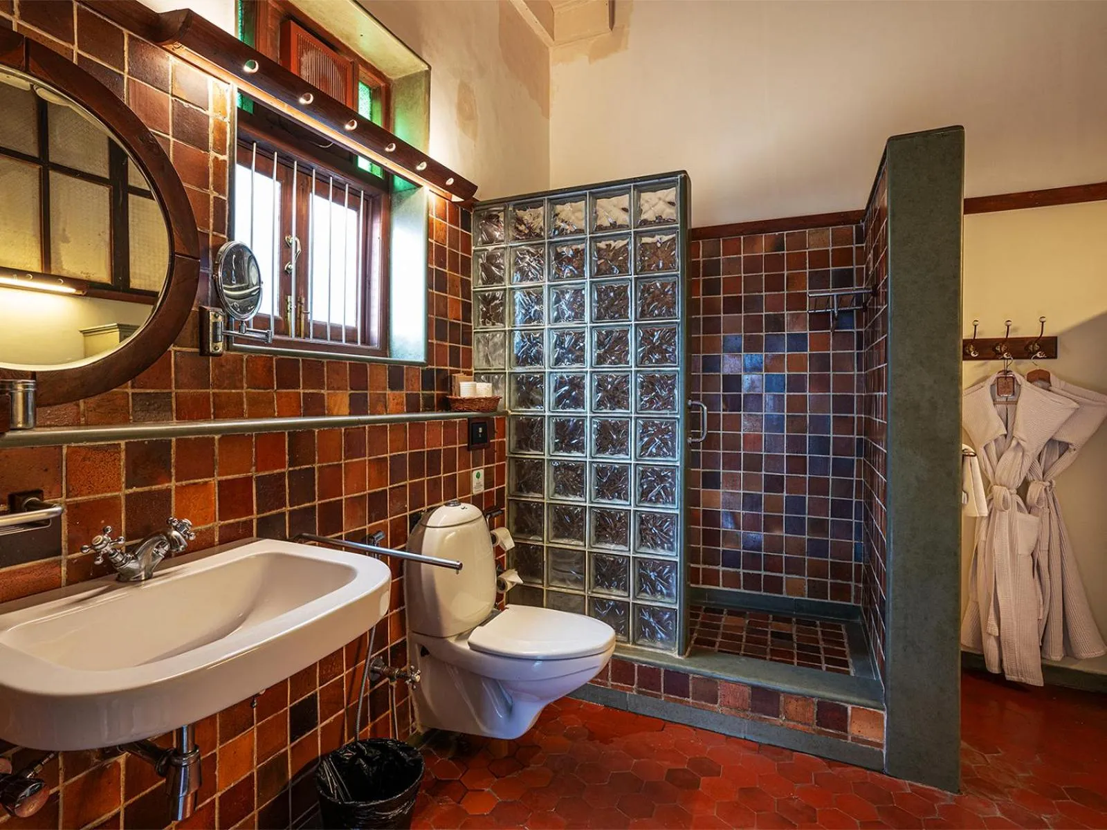 Shower in The House of MG-A Heritage Hotel, Ahmedabad