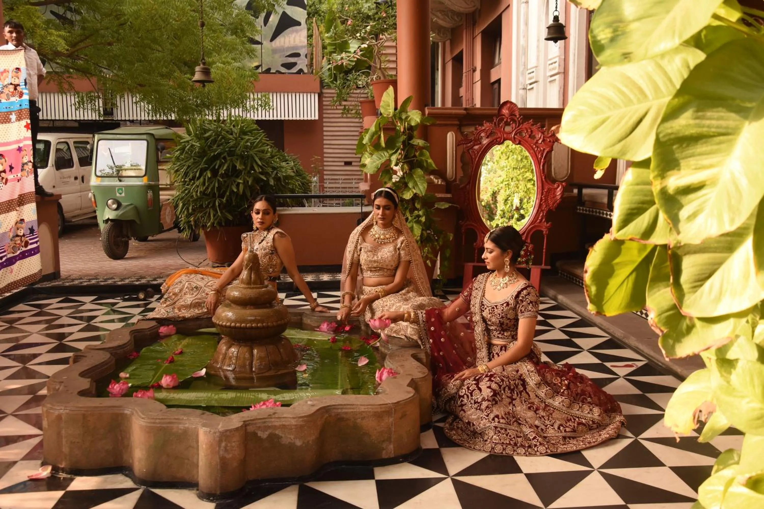 Evening entertainment in The House of MG-A Heritage Hotel, Ahmedabad