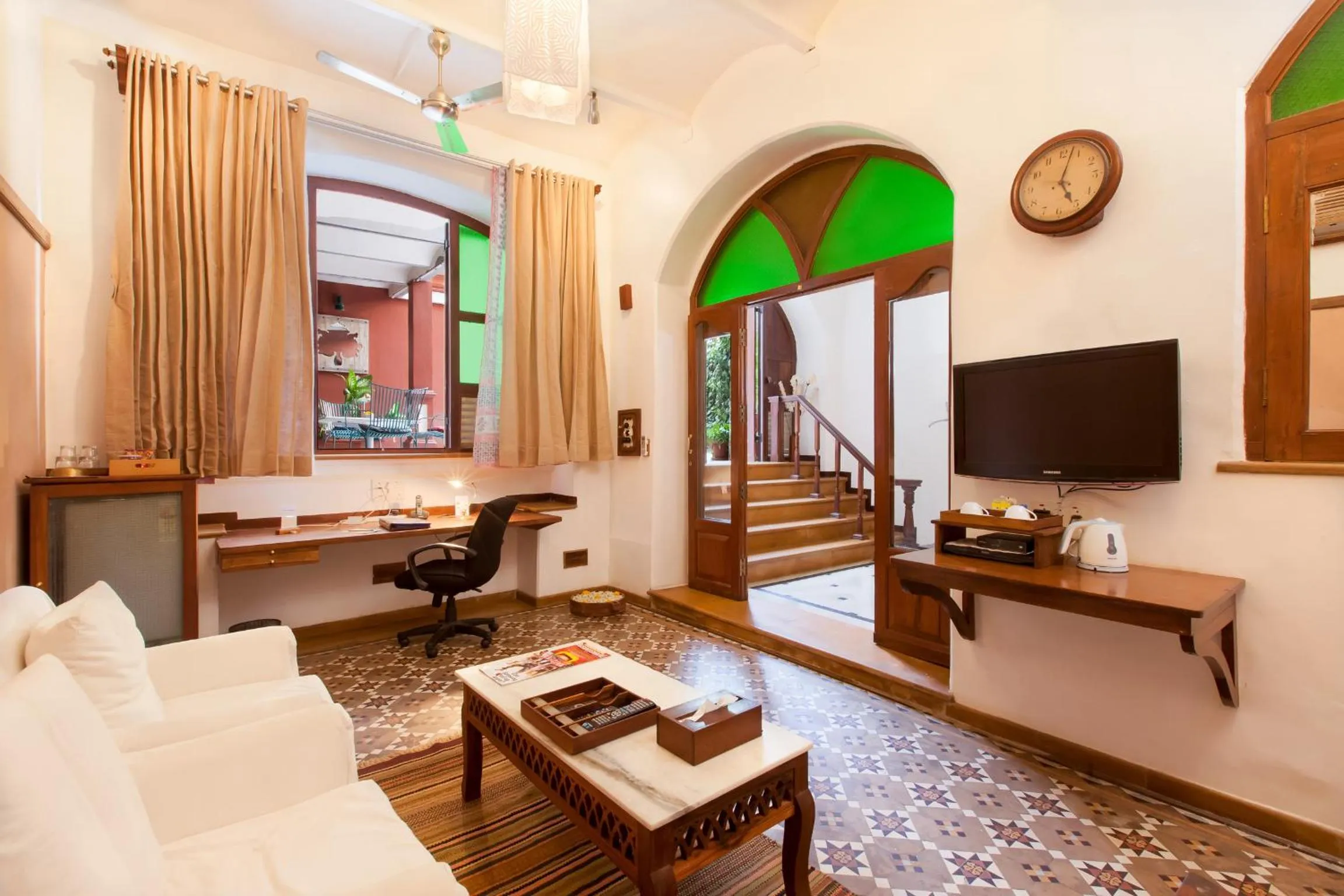 TV and multimedia in The House of MG-A Heritage Hotel, Ahmedabad
