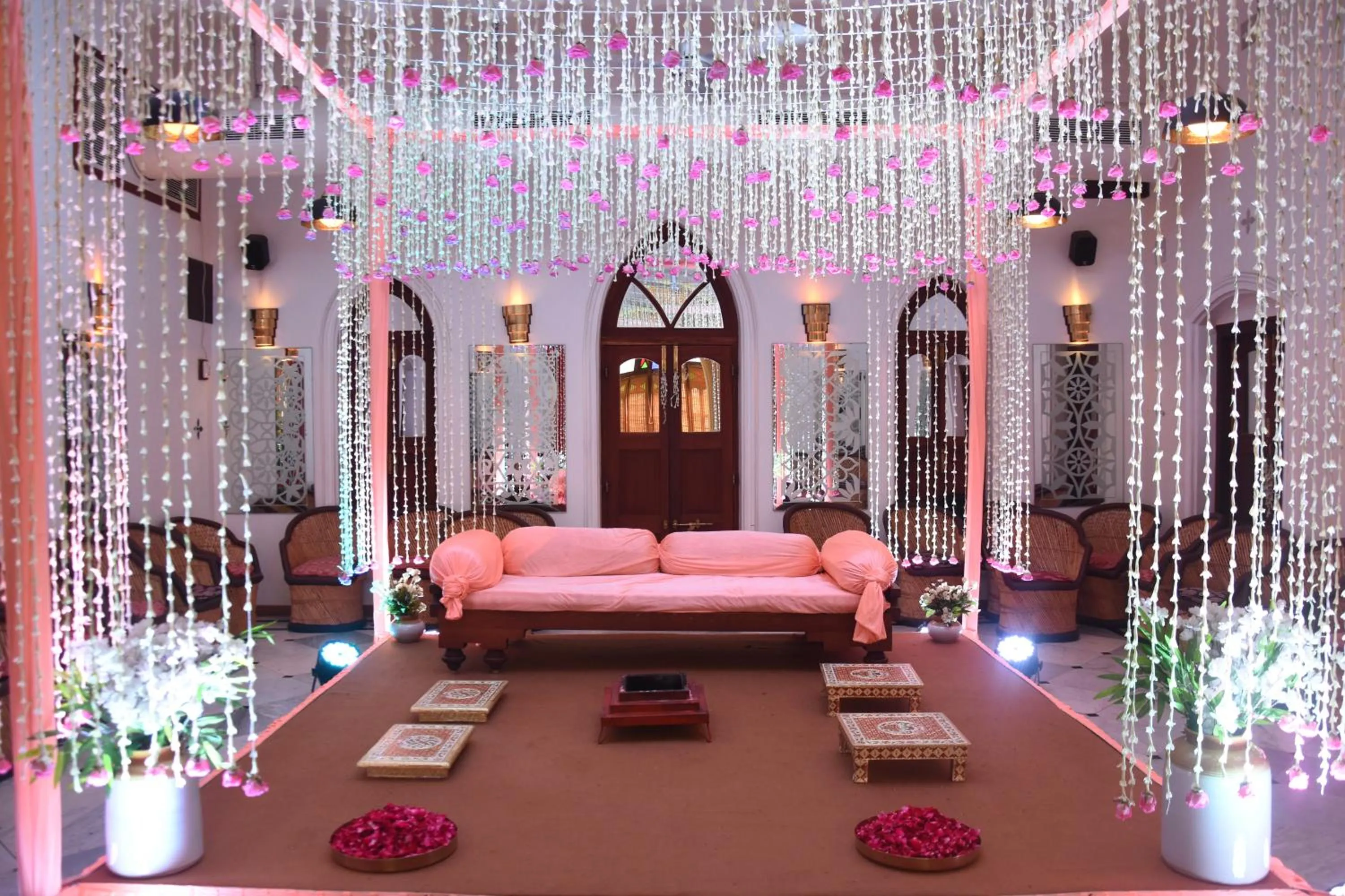 Decorative detail in The House of MG-A Heritage Hotel, Ahmedabad