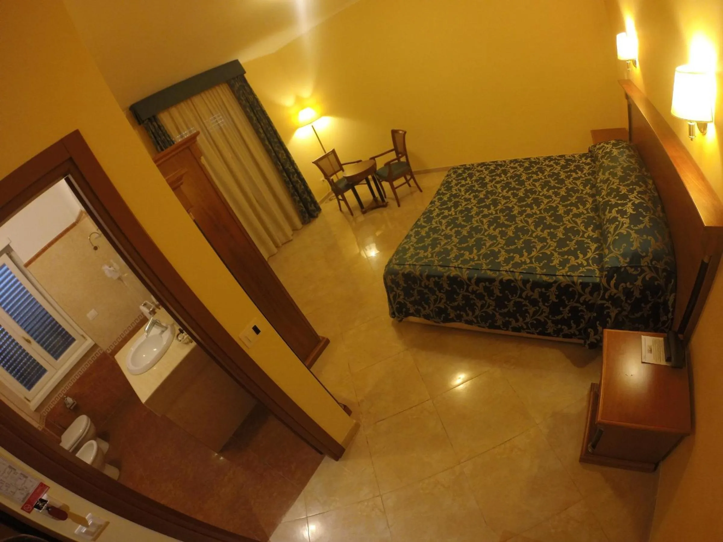 Decorative detail, Bed in Hotel Aquila