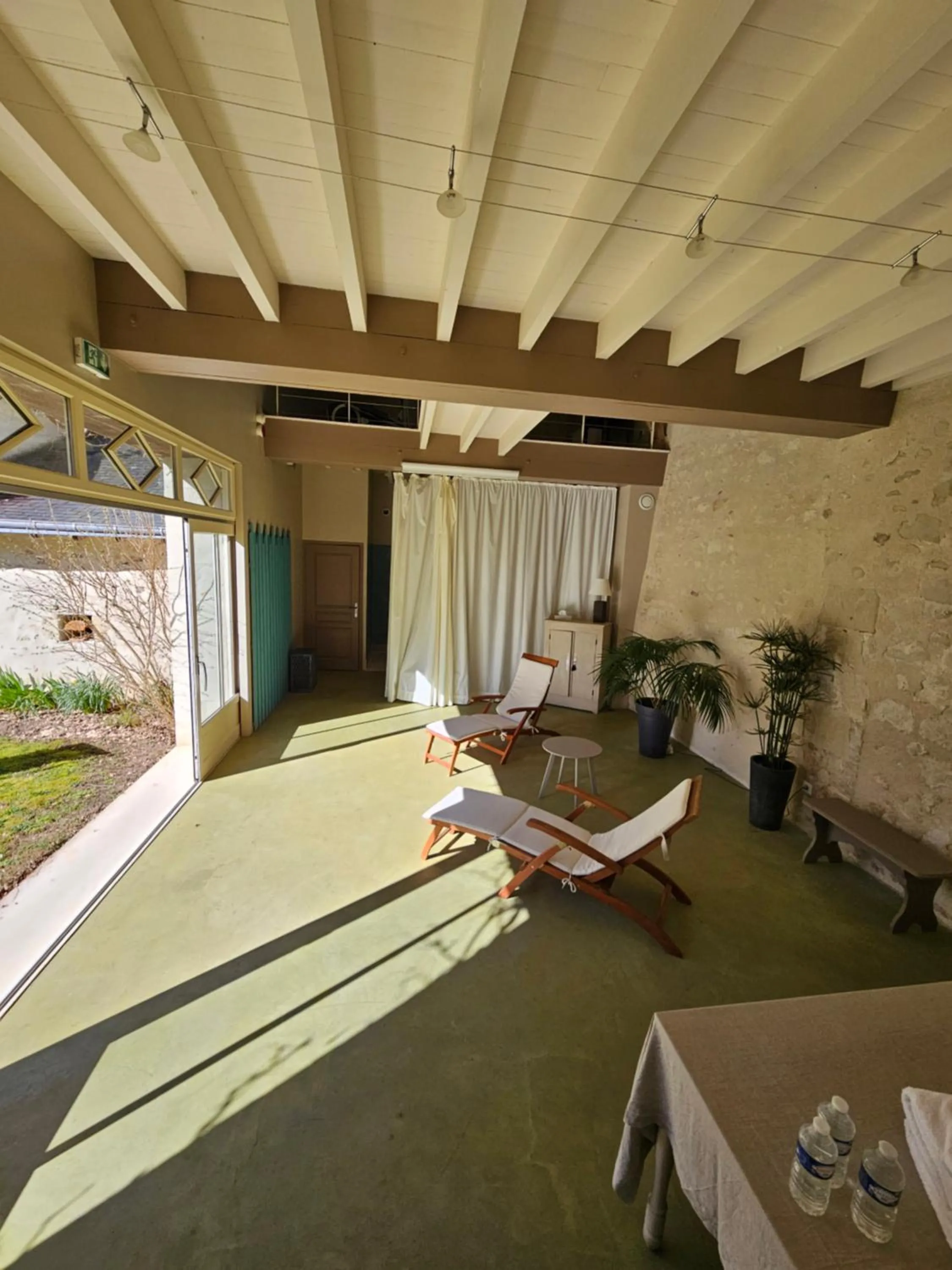 Sauna in Logis Hôtel Restaurant Relais de la Mothe