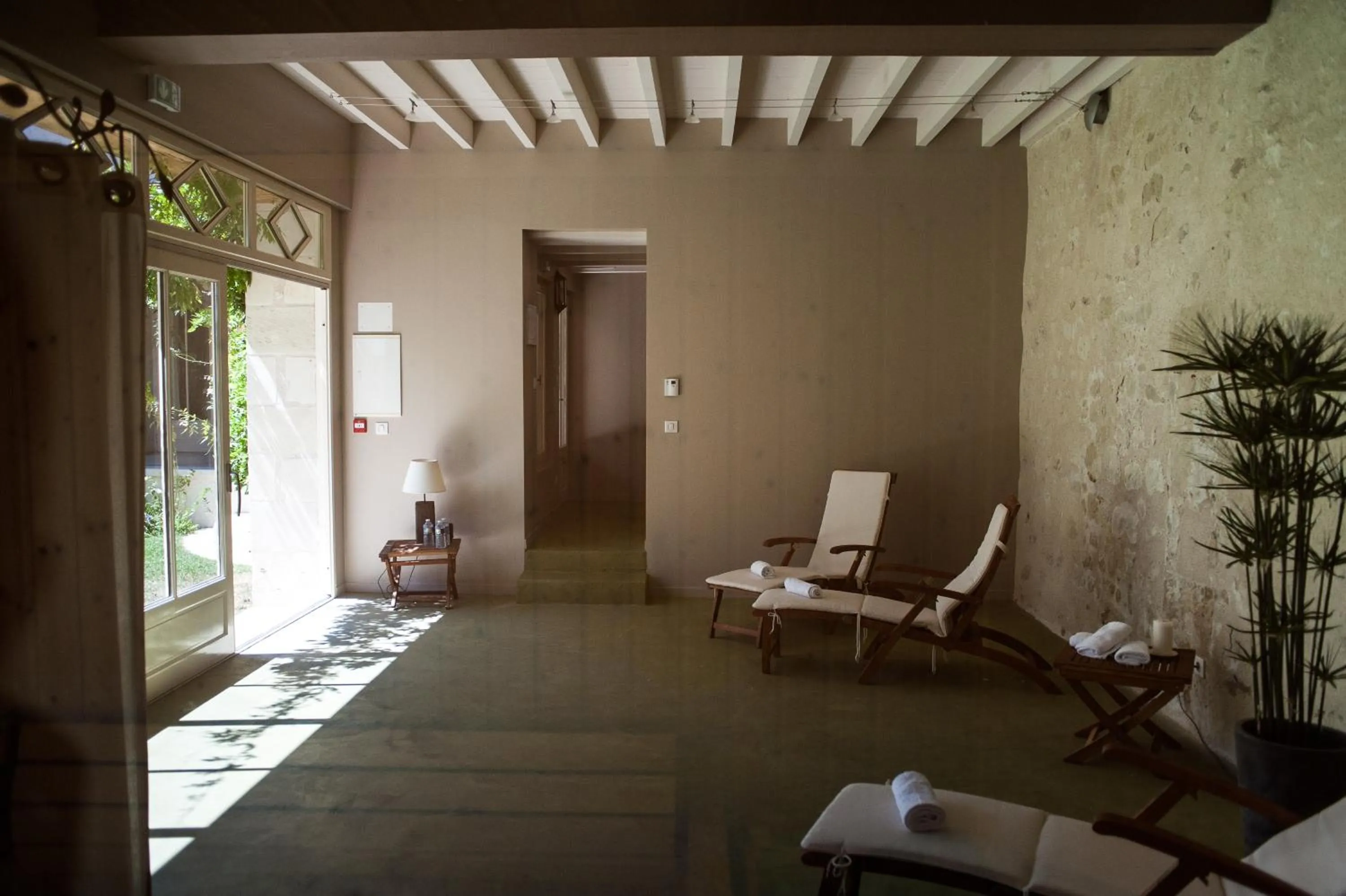 Sauna in Logis Hôtel Restaurant Relais de la Mothe