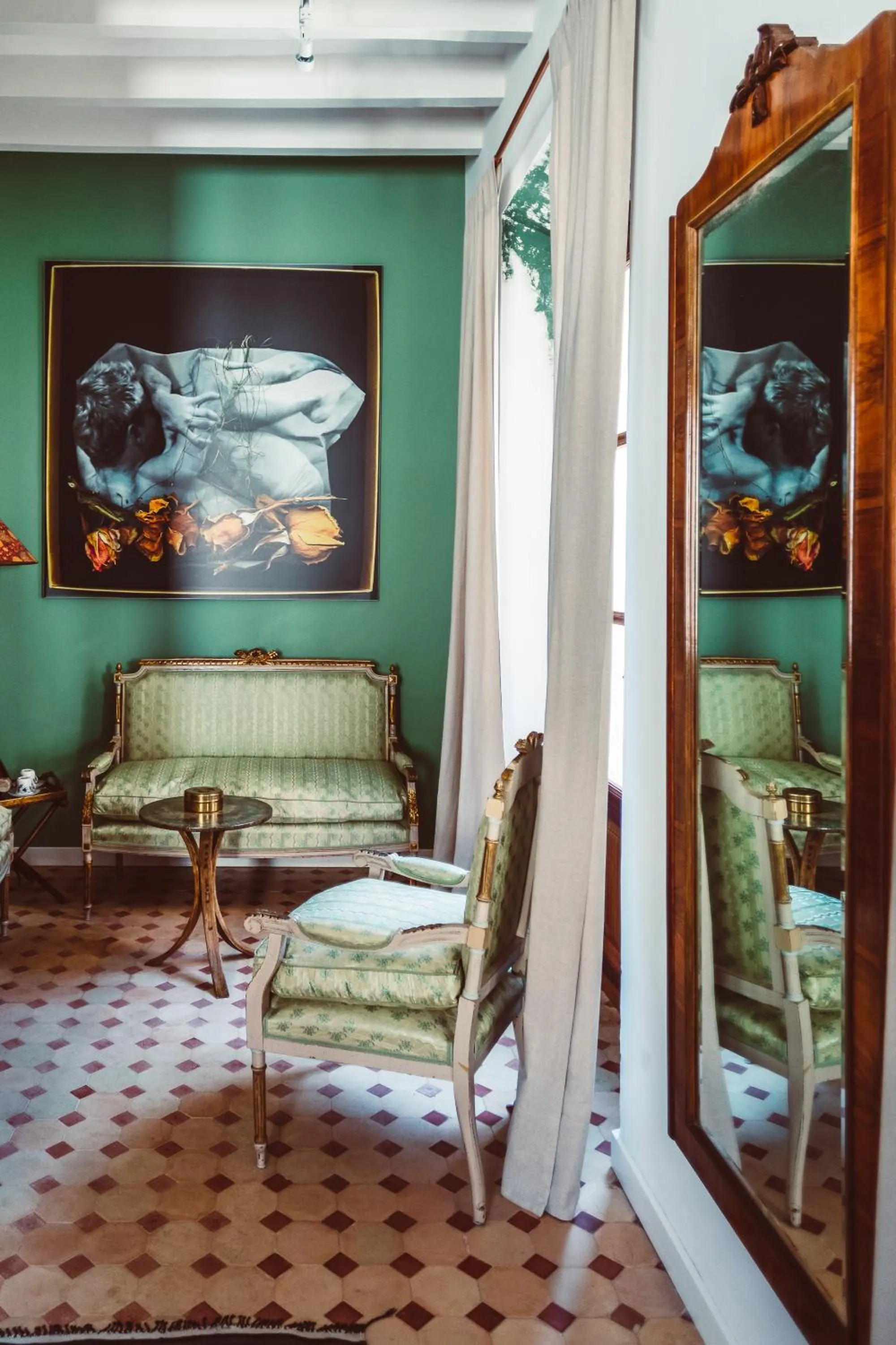 Seating area, Bed in Ecocirer Healthy Stay