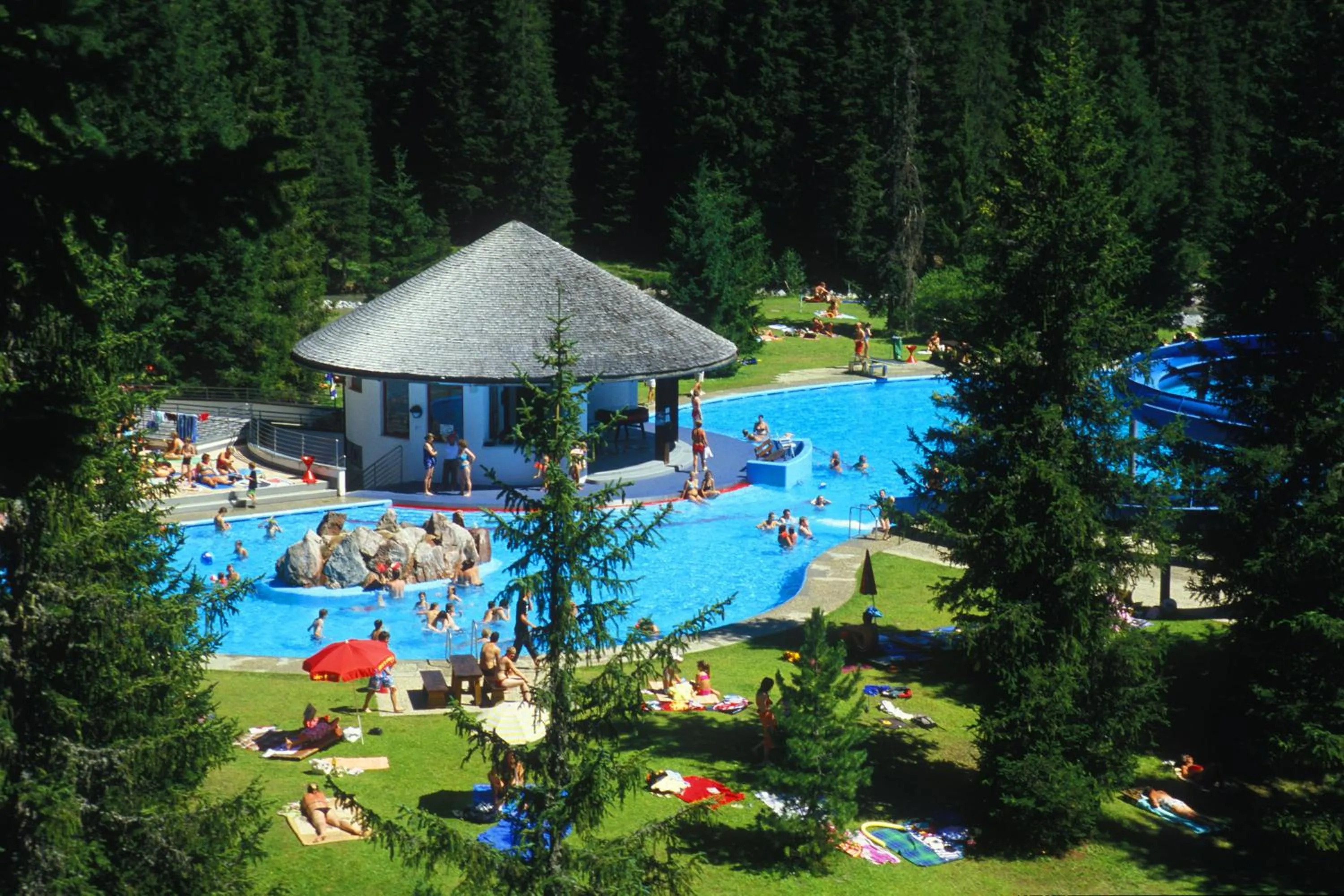 Swimming pool in Hotel - Pension Fortuna