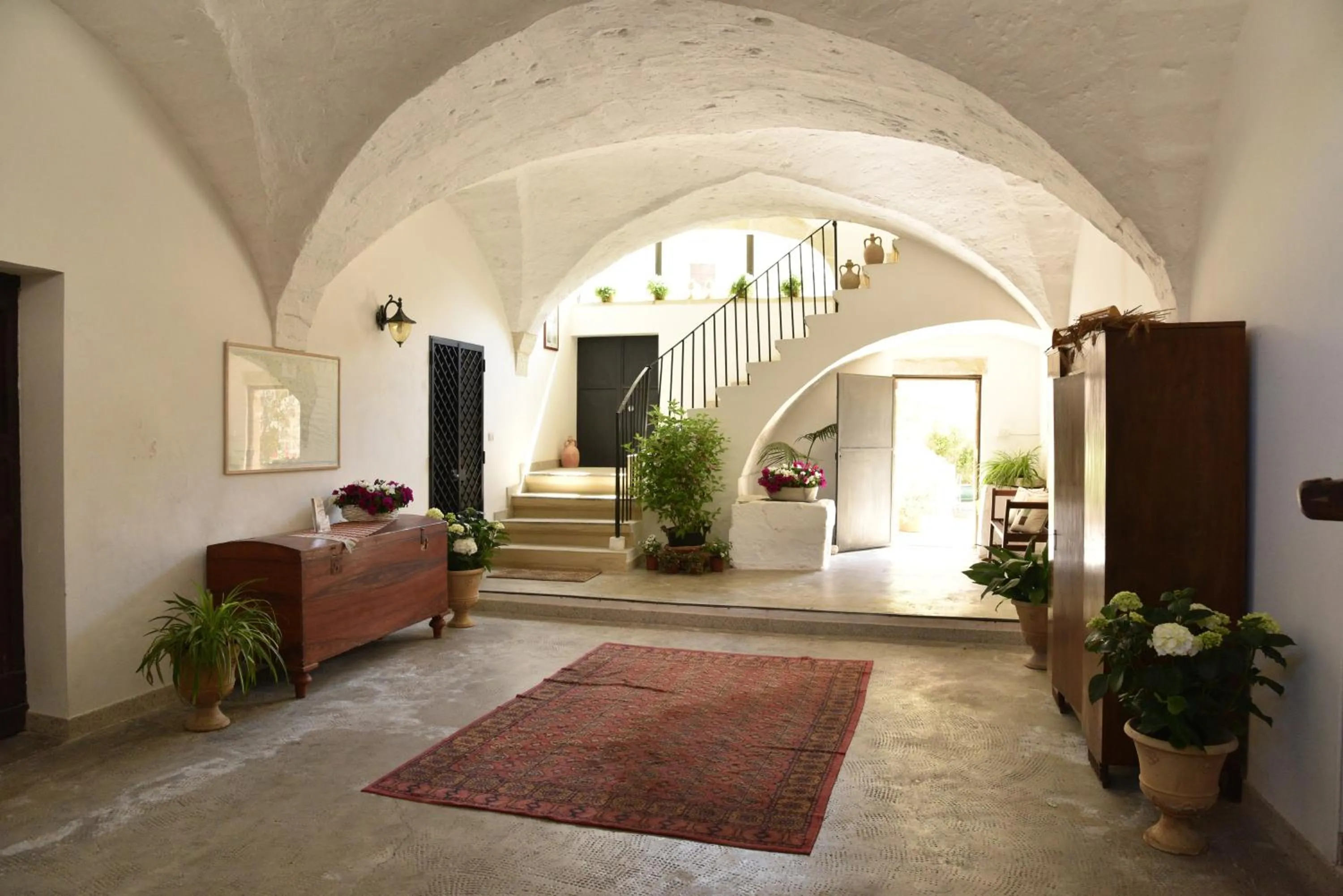 Patio in B&B Antica Corte