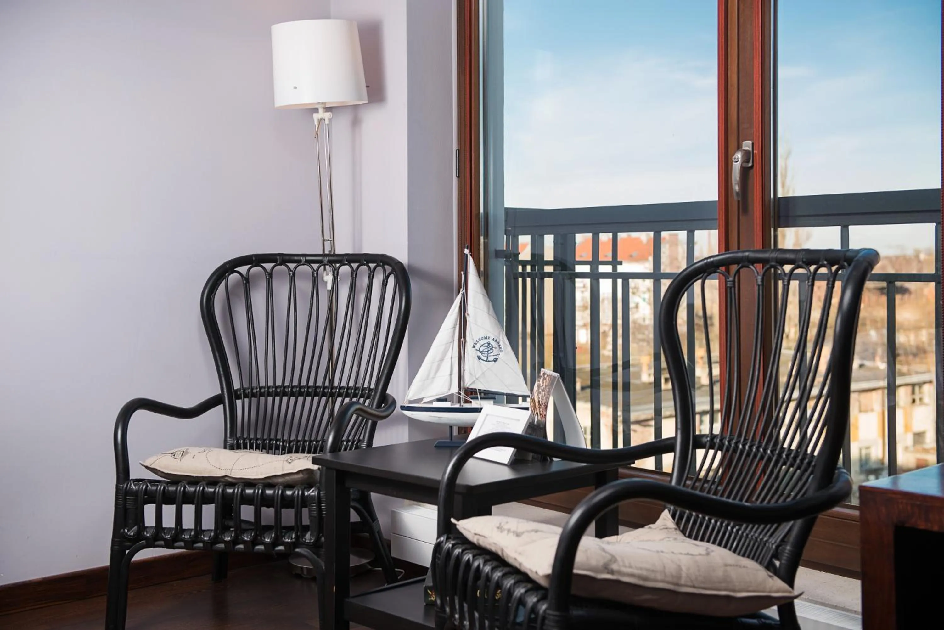 Seating area in Apartamenty Apartinfo Szafarnia