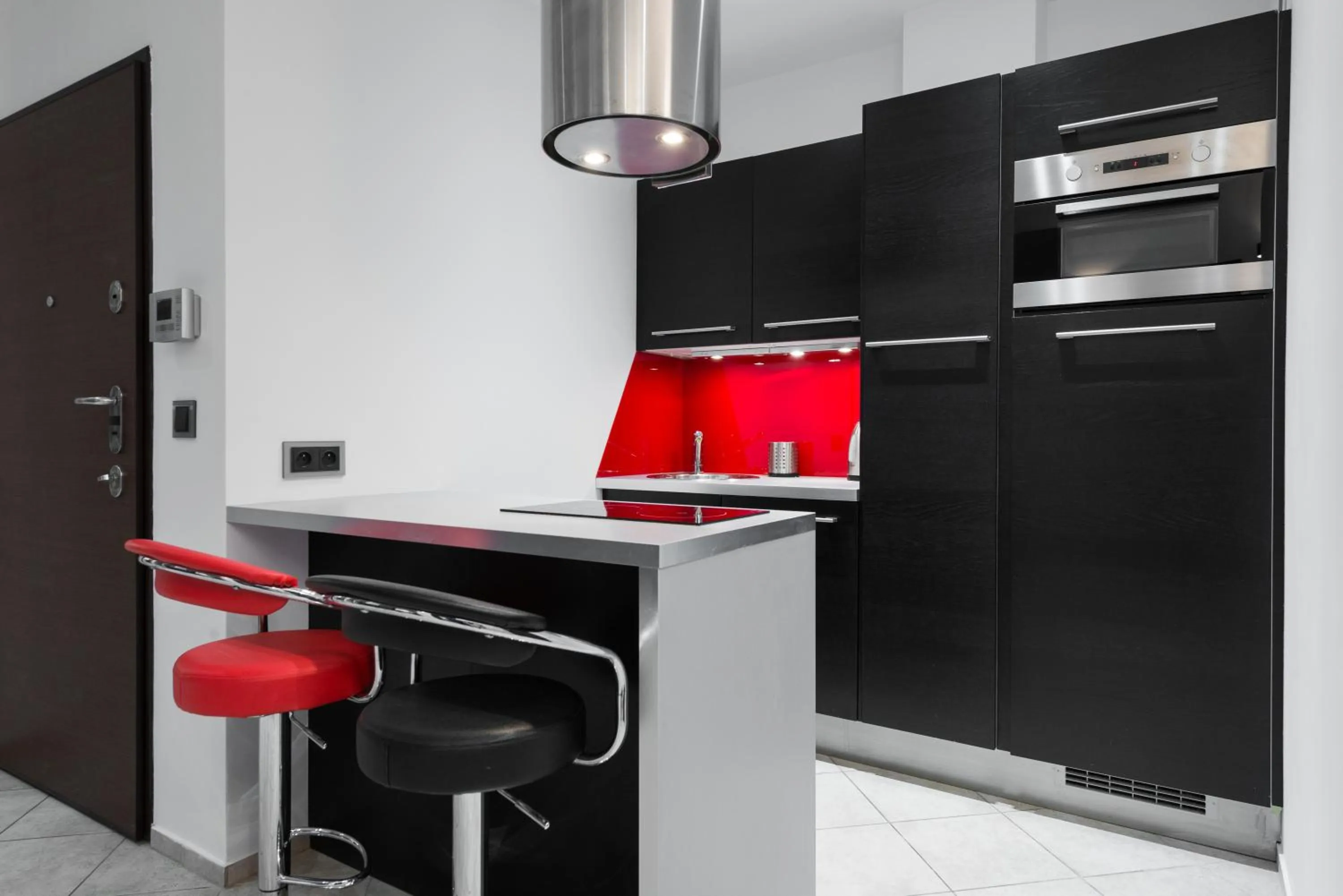 Kitchen or kitchenette in Apartamenty Apartinfo Szafarnia