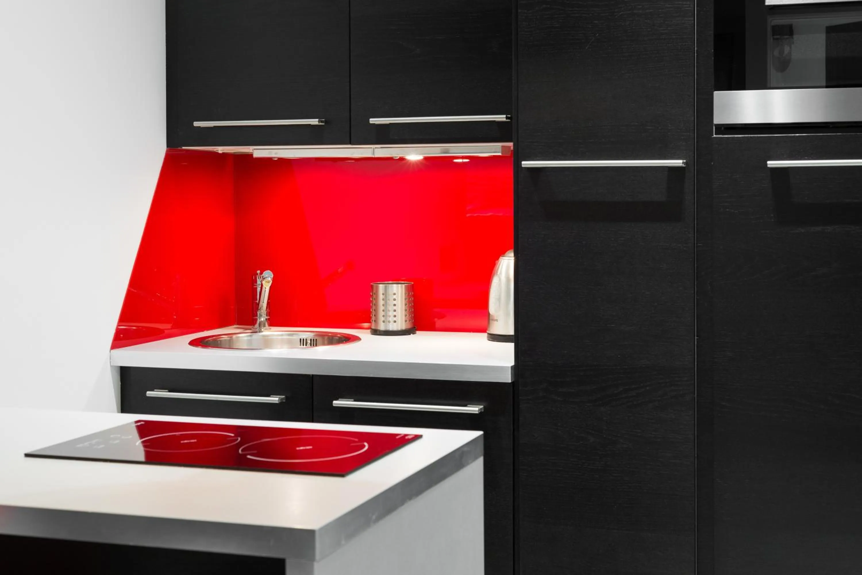 Kitchen or kitchenette in Apartamenty Apartinfo Szafarnia