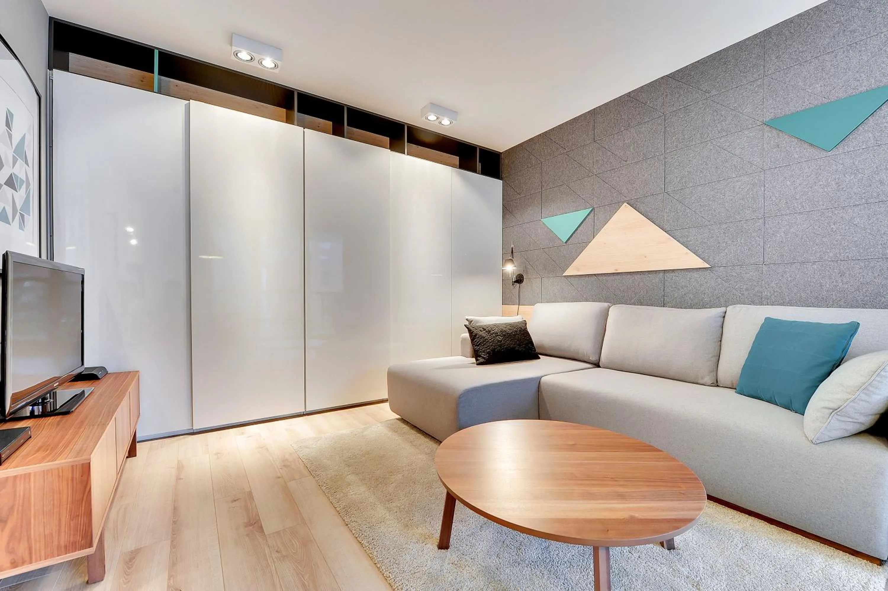 Living room in Apartamenty Apartinfo Szafarnia