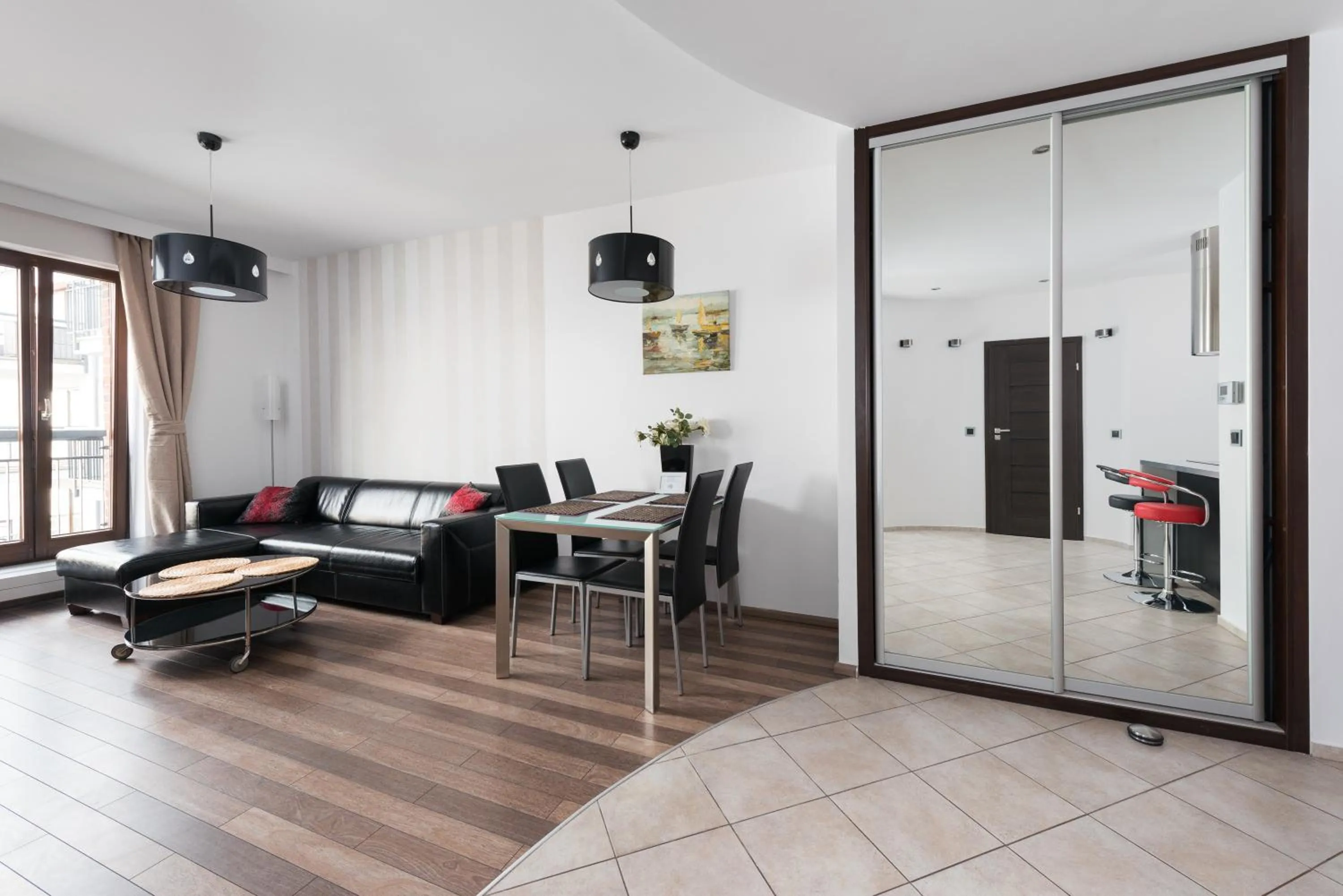 Living room in Apartamenty Apartinfo Szafarnia