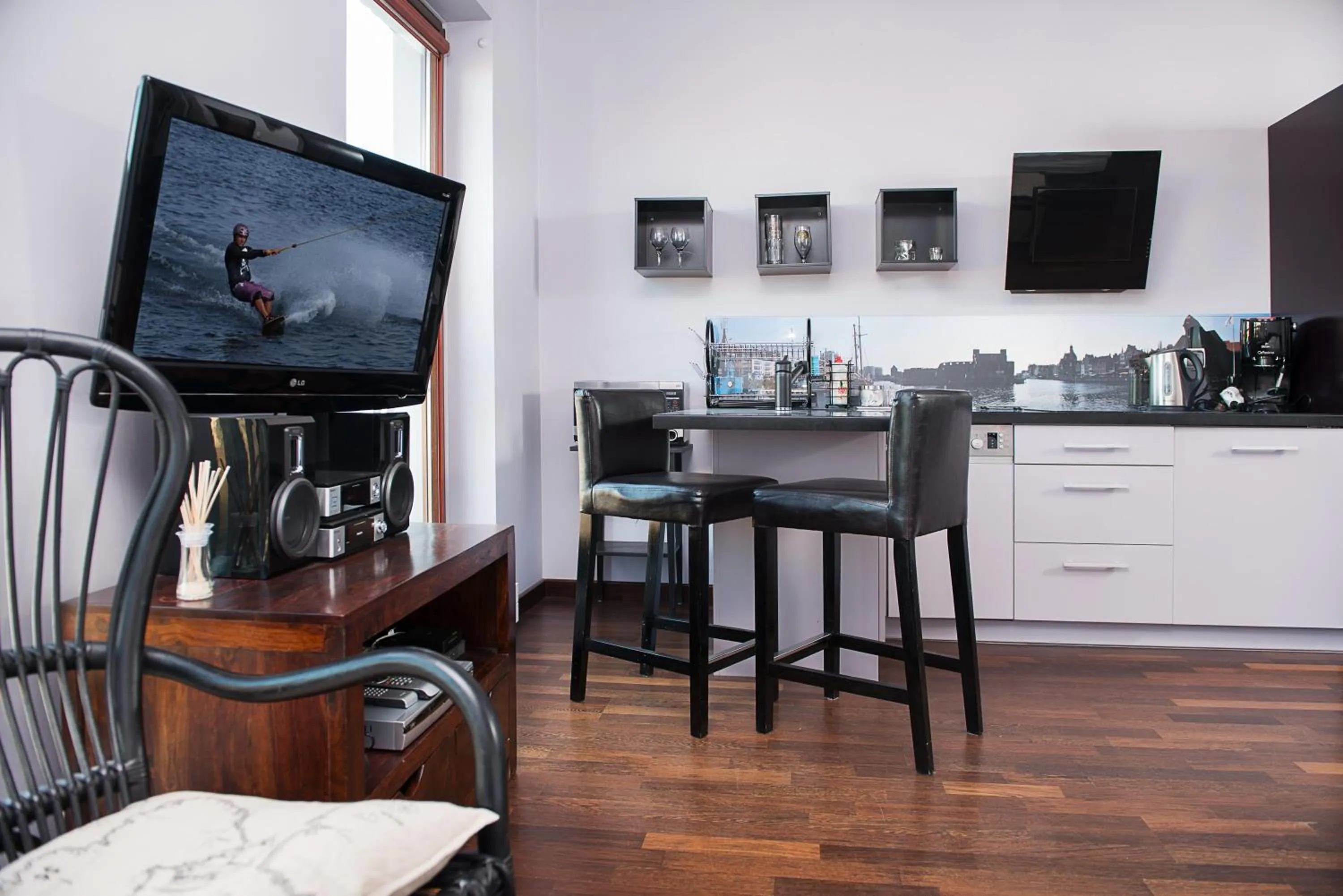 TV and multimedia in Apartamenty Apartinfo Szafarnia